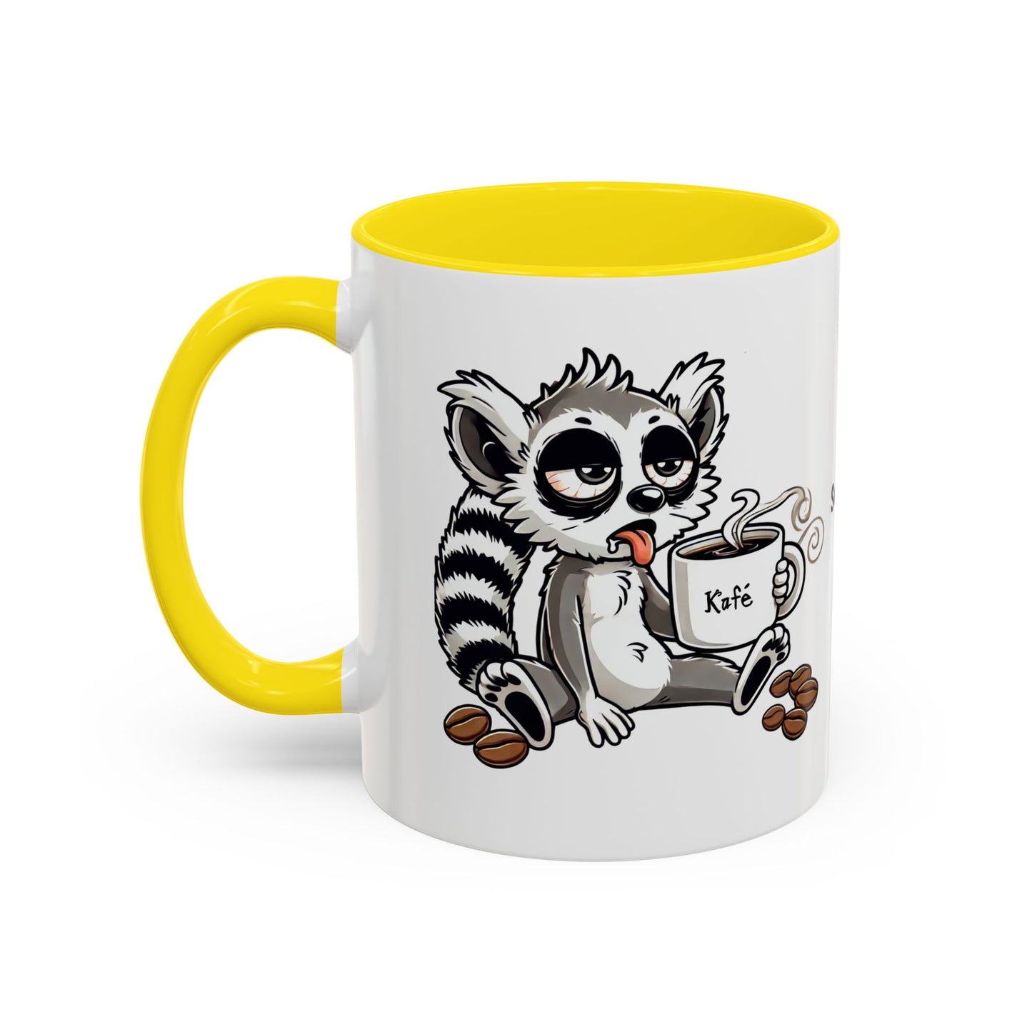 Mug "Maki & Kafé – Matins Difficiles" ☕🐒