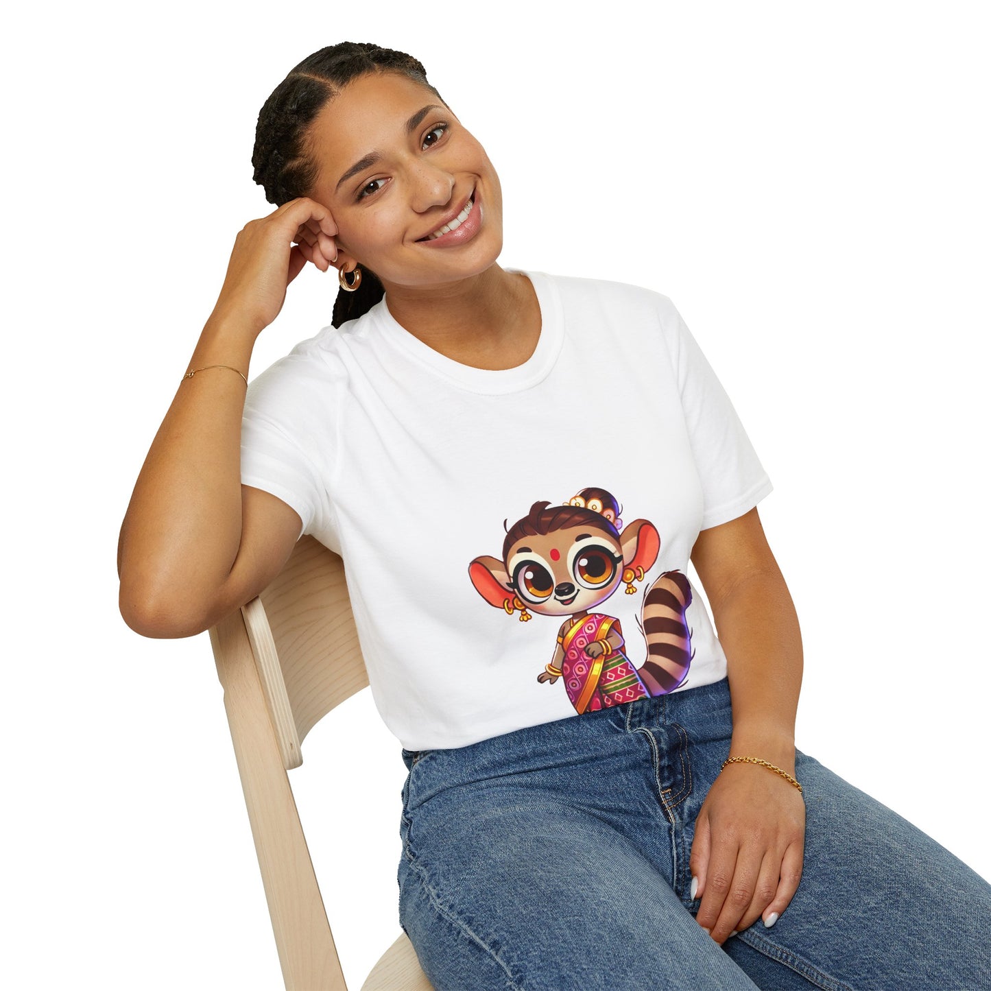 T-Shirt Femme - Maki en Sari Indien