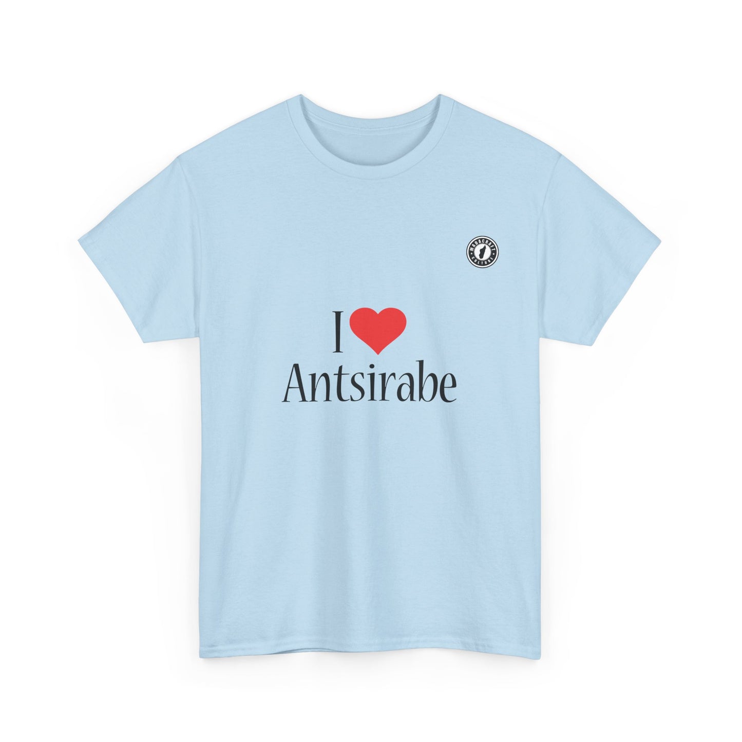 T-Shirt "I ❤️ Antsirabe" – L'Élégance de la Ville d’Eau