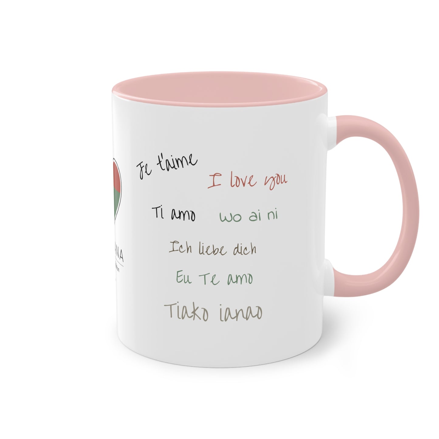 Mug Fitiavana Multilingue - Amour & Tendresse | Madacraft Culture