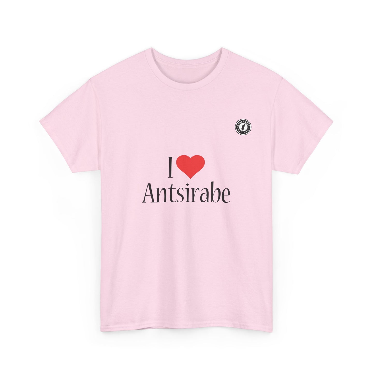 T-Shirt "I ❤️ Antsirabe" – L'Élégance de la Ville d’Eau