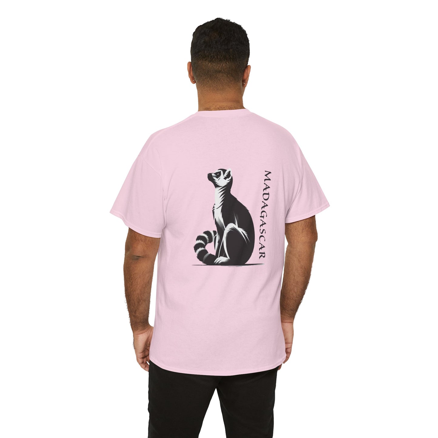 👕 T-Shirt Maki de Madagascar - Un Style Authentique et Sauvage !- Dos