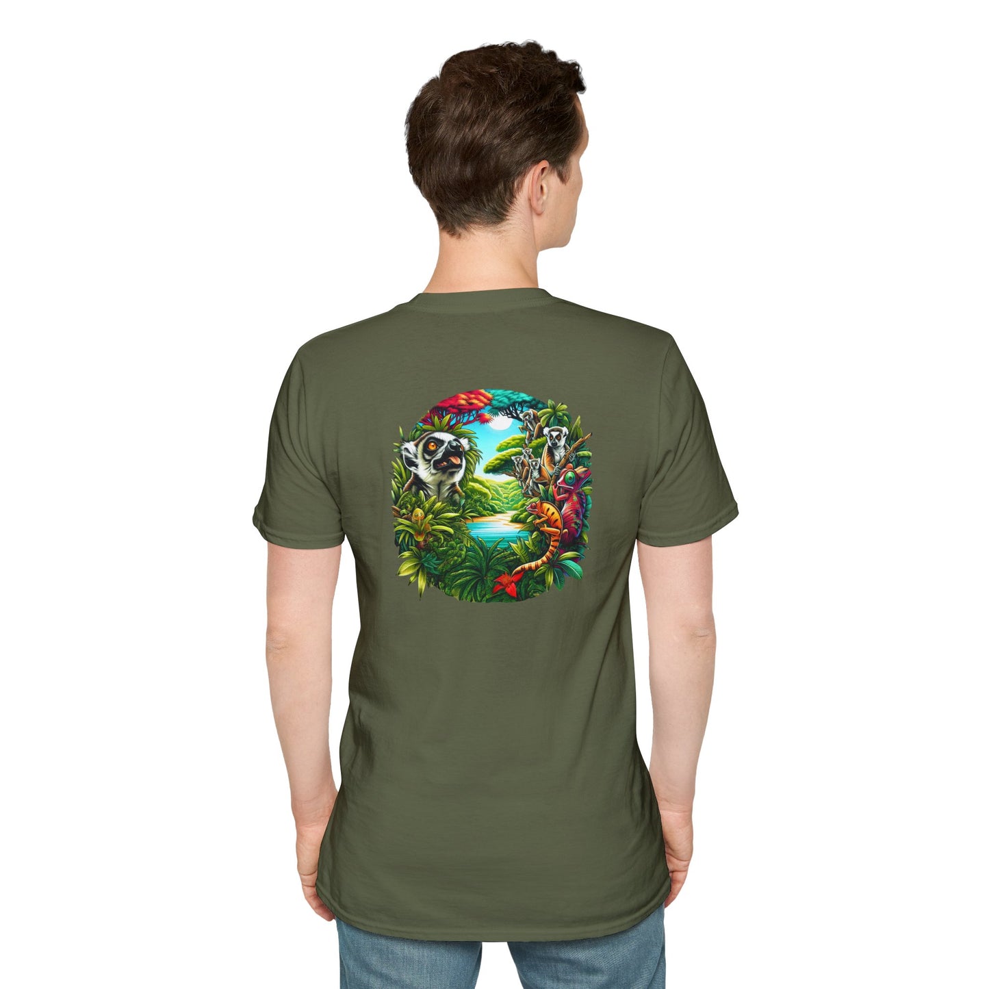T-Shirt Makis & Caméléons - Forêt Tropicale Madagascar