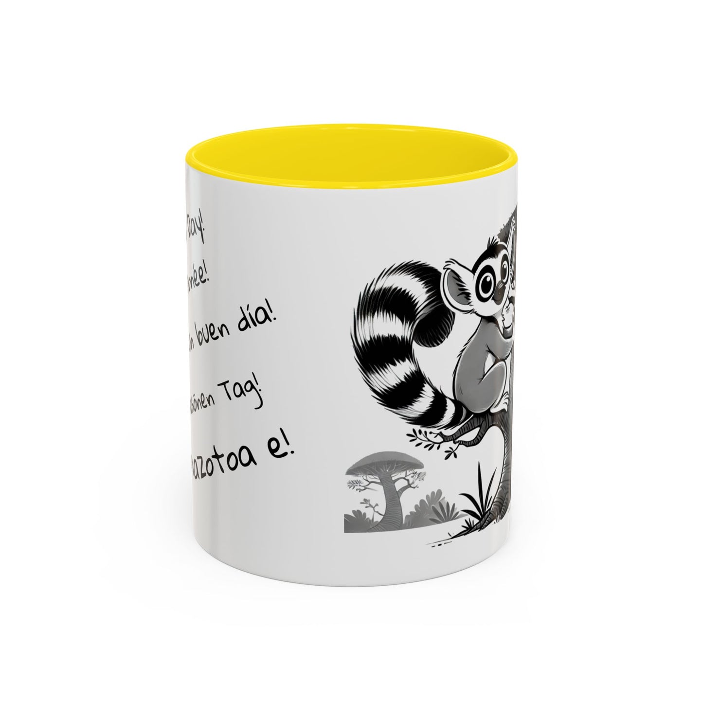 Mug "Maki & Baobab – Élégance en Noir et Blanc" ☕