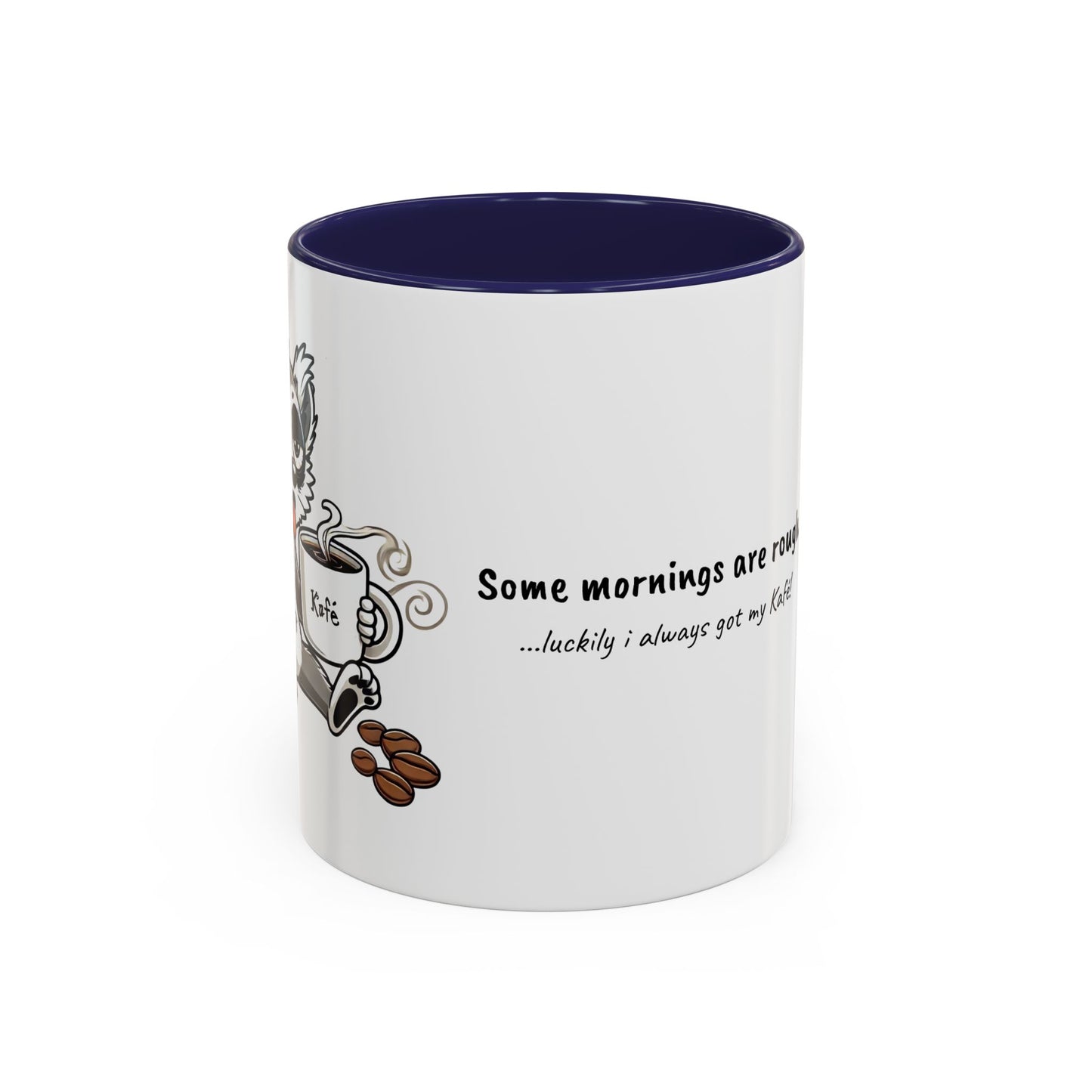Mug "Maki & Kafé – Matins Difficiles" ☕🐒