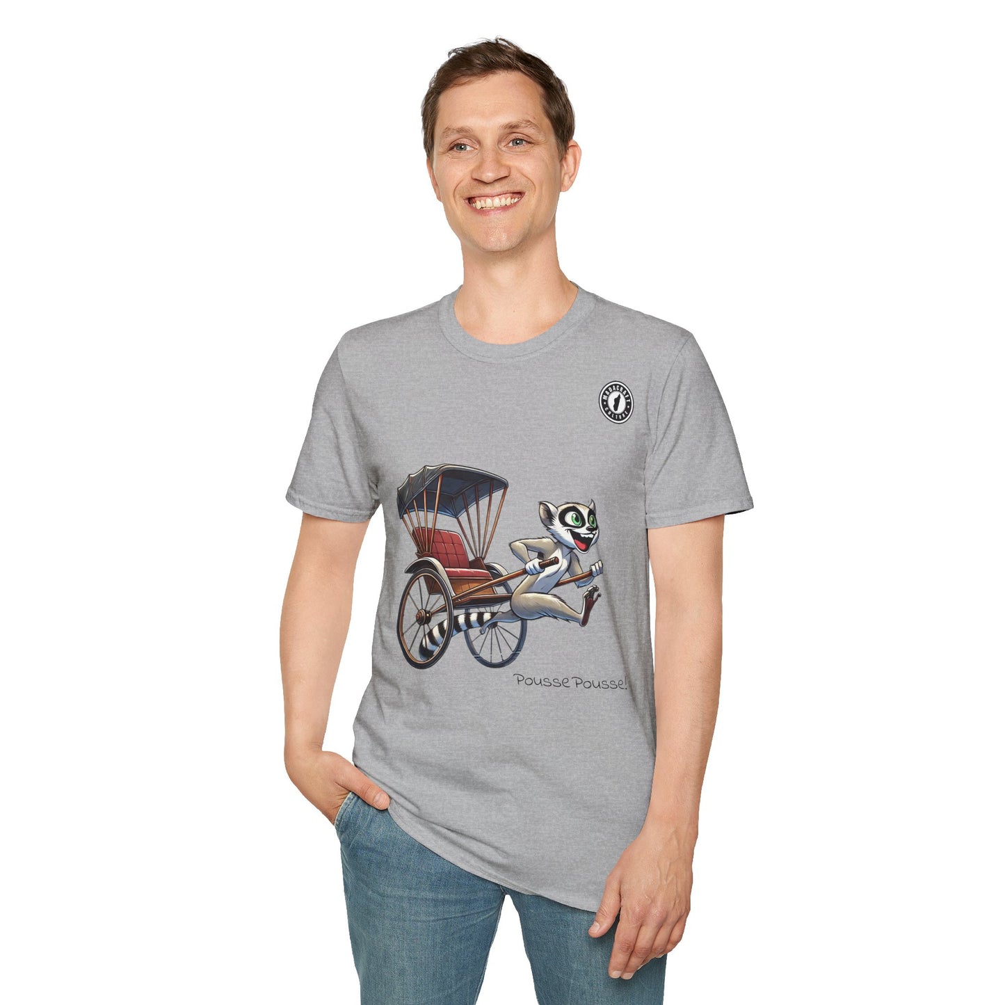 T-Shirt Maki & Pousse-Pousse – L’Âme de Madagascar