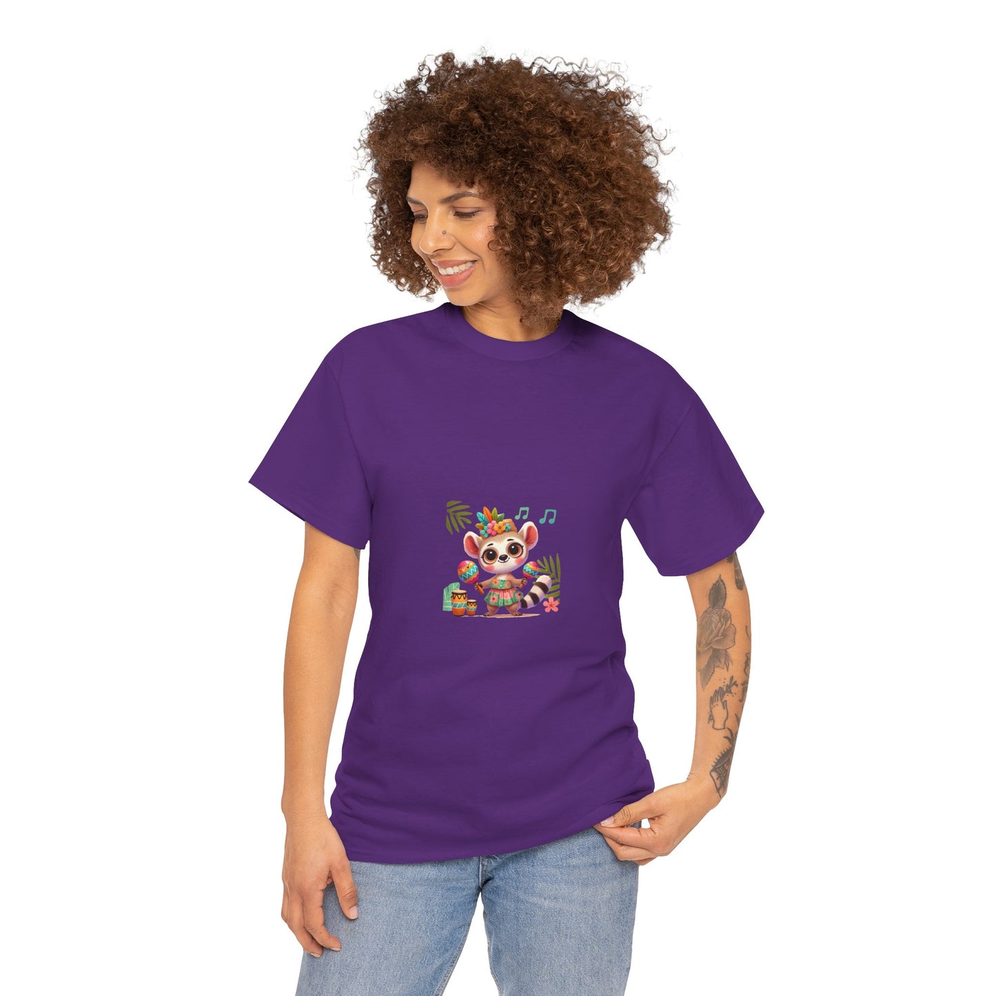 T-Shirt Femme - Maki Joueuse de Maracas