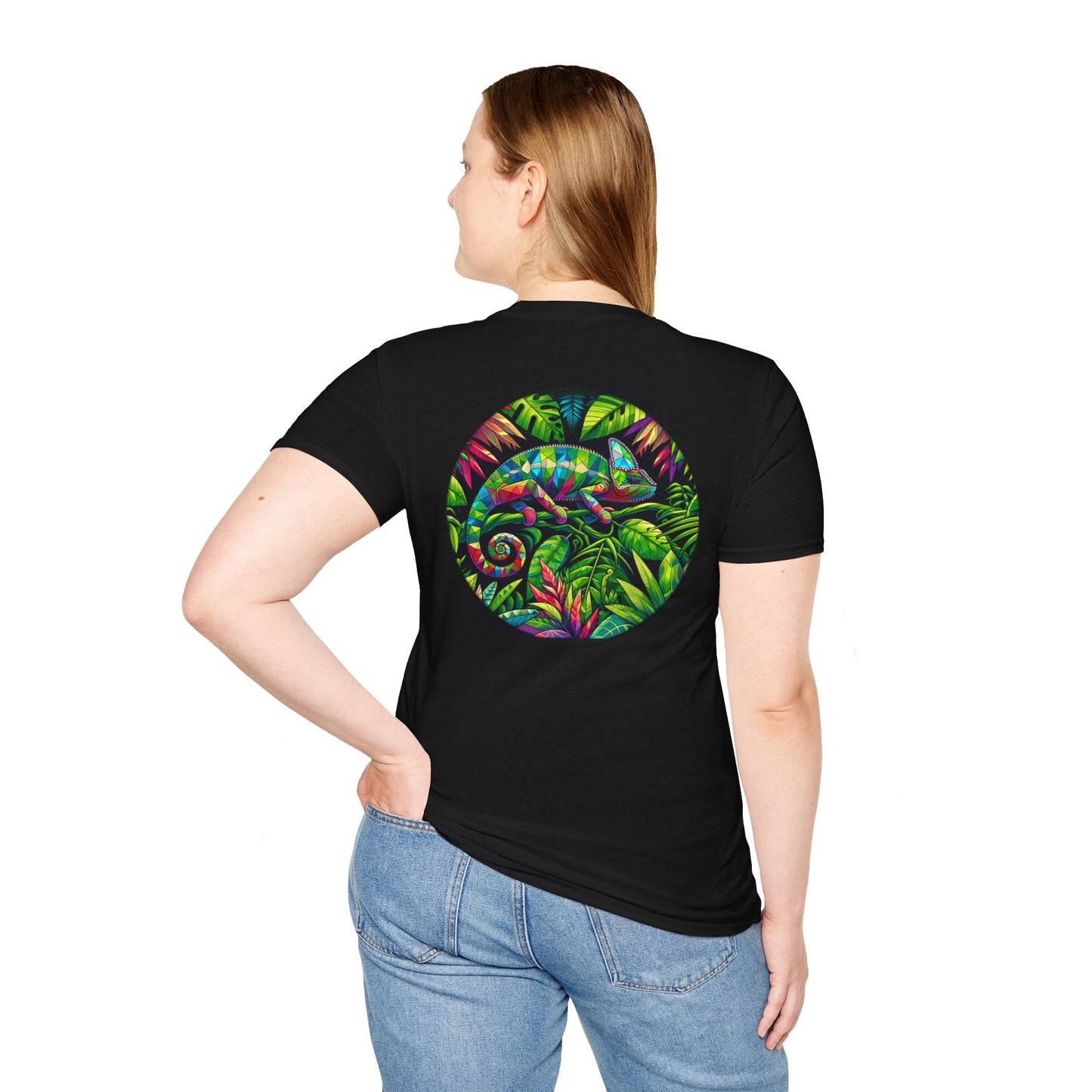 T-Shirt "Caméléon Moderne – Art & Nature de Madagascar"