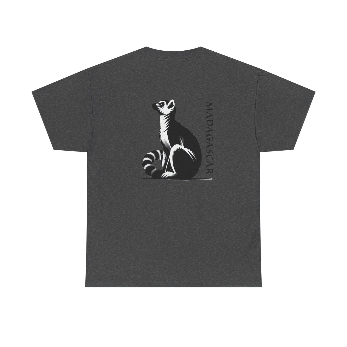 👕 T-Shirt Maki de Madagascar - Un Style Authentique et Sauvage !- Dos