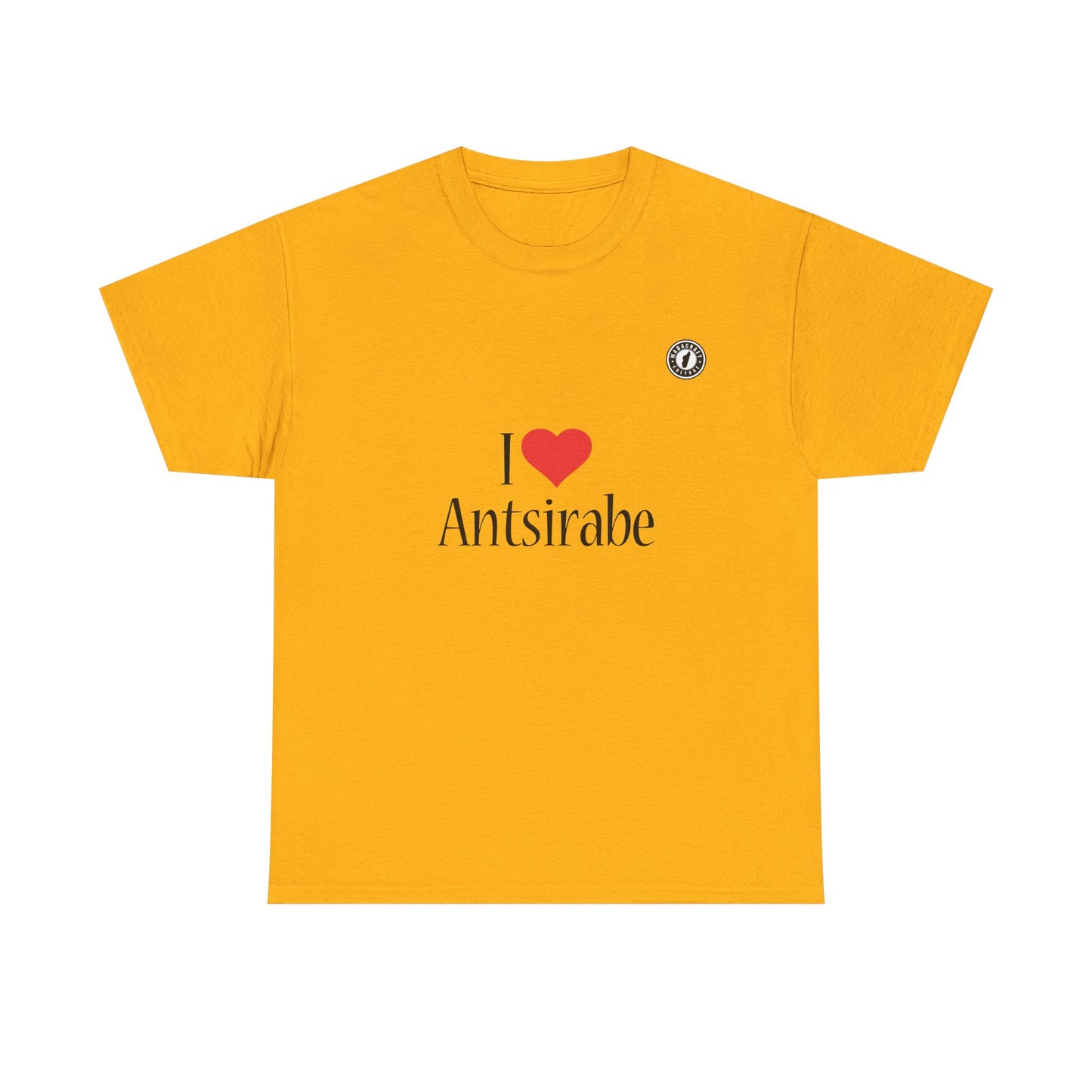 T-Shirt "I ❤️ Antsirabe" – L'Élégance de la Ville d’Eau