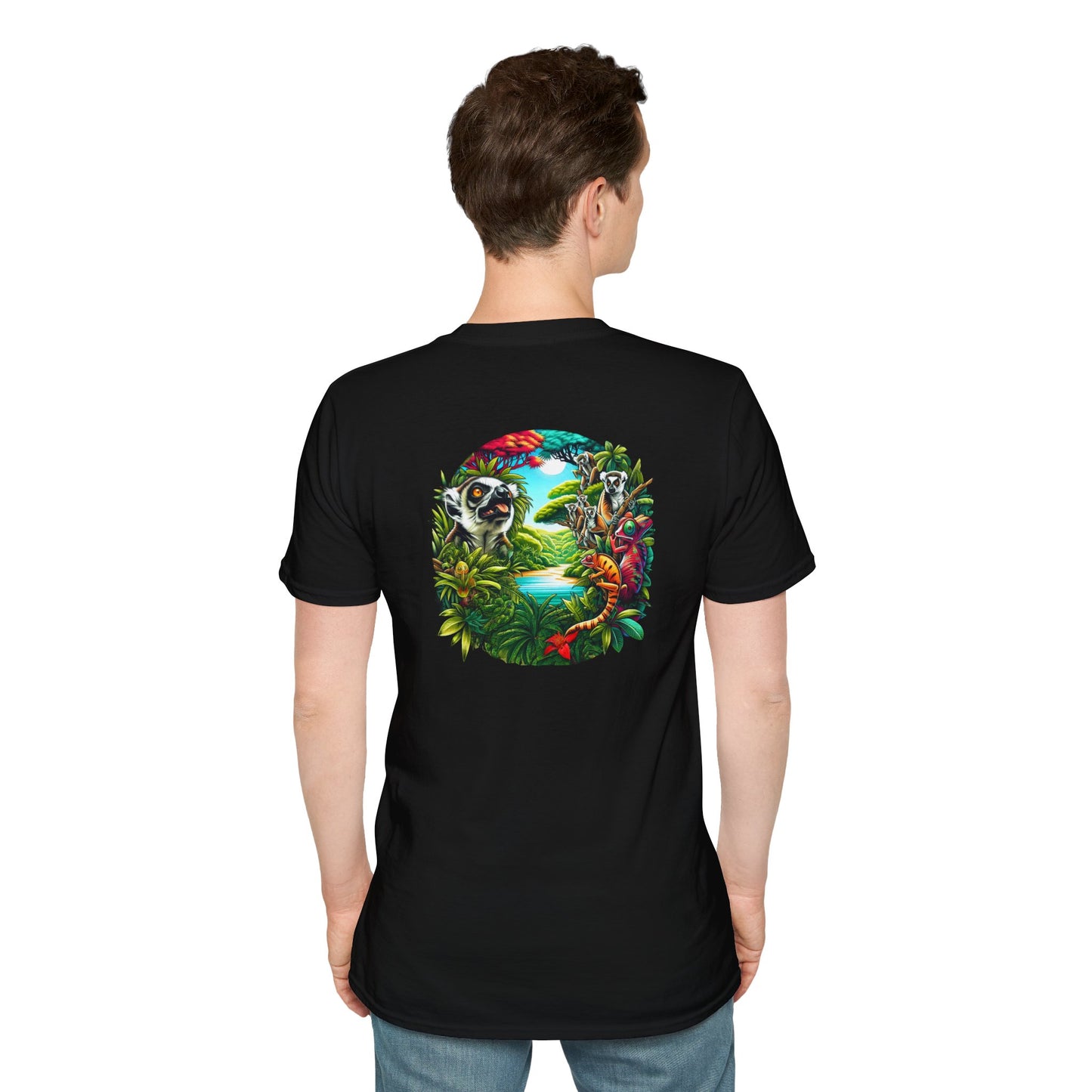 T-Shirt Makis & Caméléons - Forêt Tropicale Madagascar