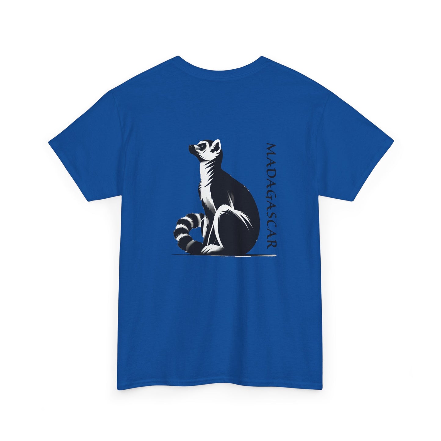 👕 T-Shirt Maki de Madagascar - Un Style Authentique et Sauvage !- Dos