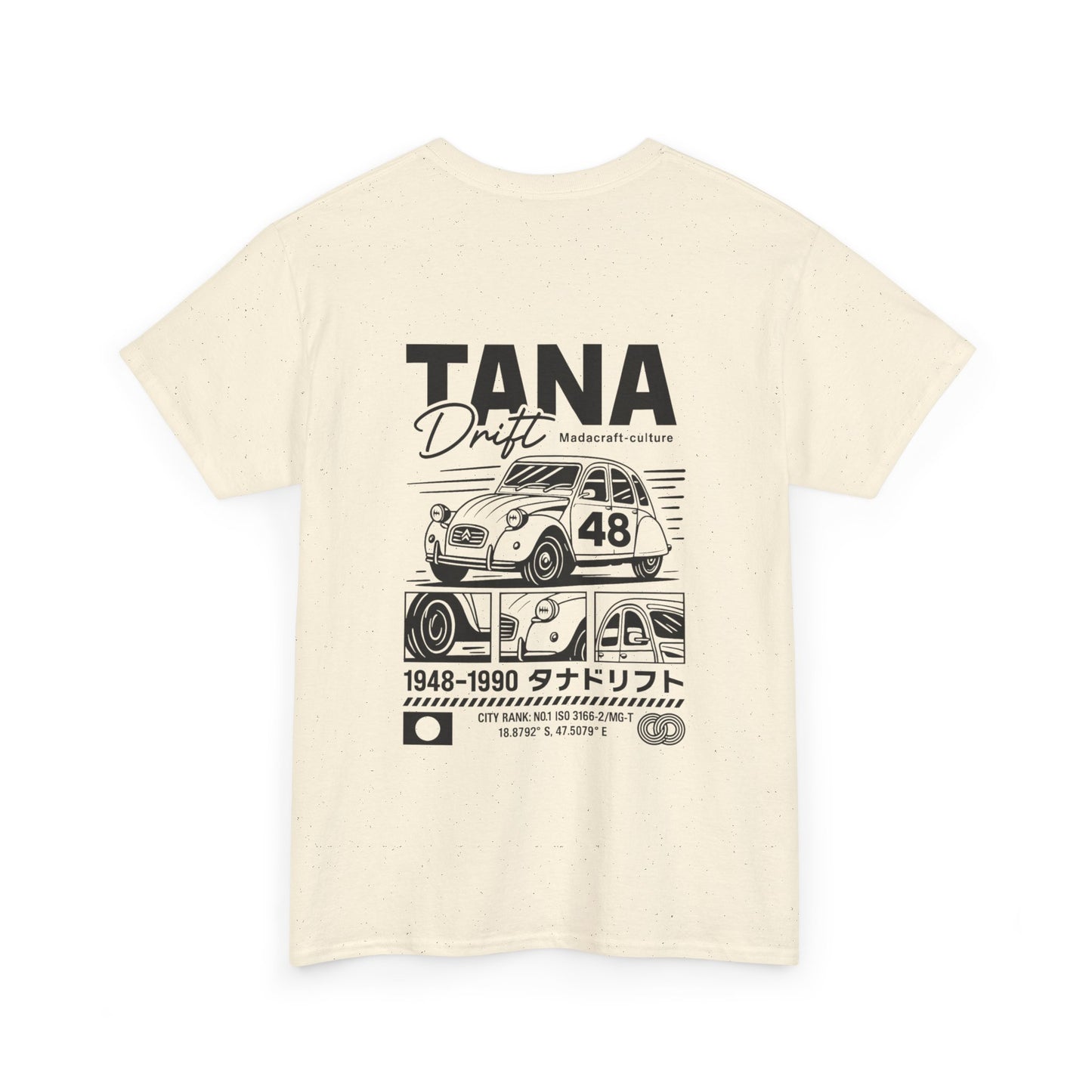 T-Shirt TANA Drift – Design vintage 2CV
