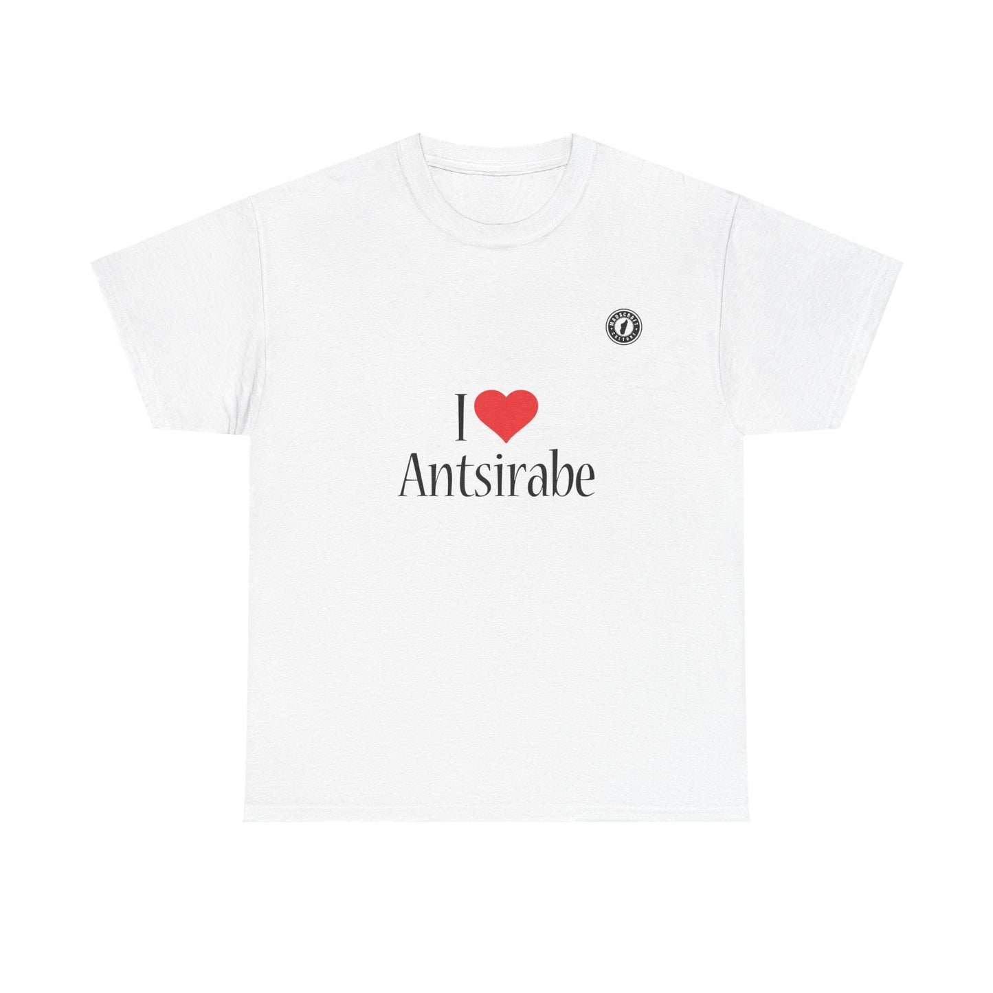 T-Shirt "I ❤️ Antsirabe" – L'Élégance de la Ville d’Eau