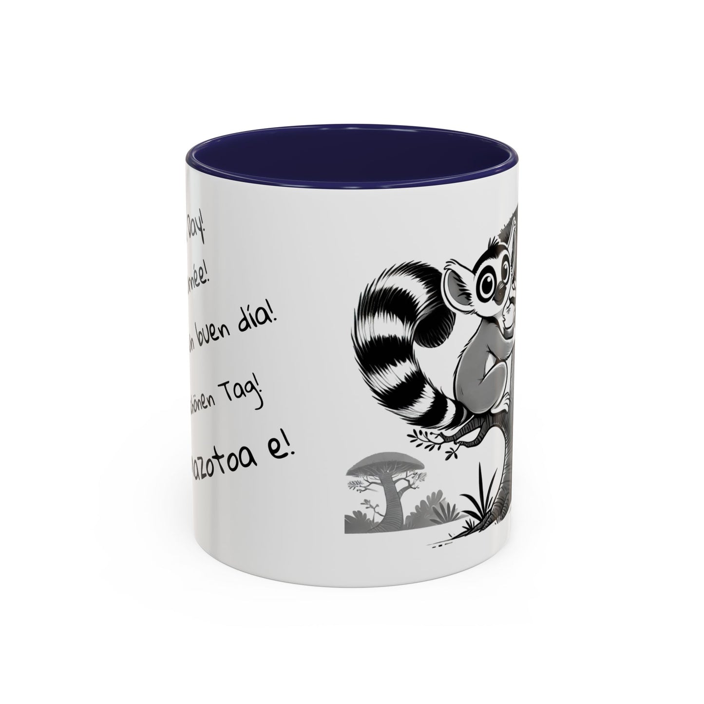 Mug "Maki & Baobab – Élégance en Noir et Blanc" ☕