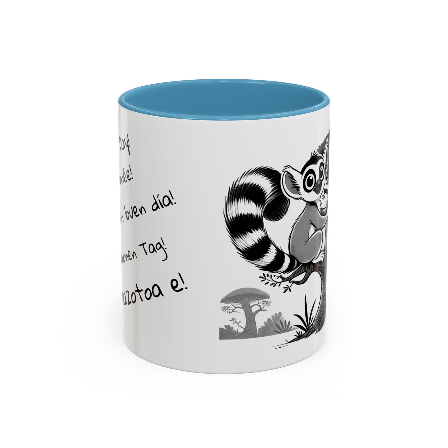 Mug "Maki & Baobab – Élégance en Noir et Blanc" ☕