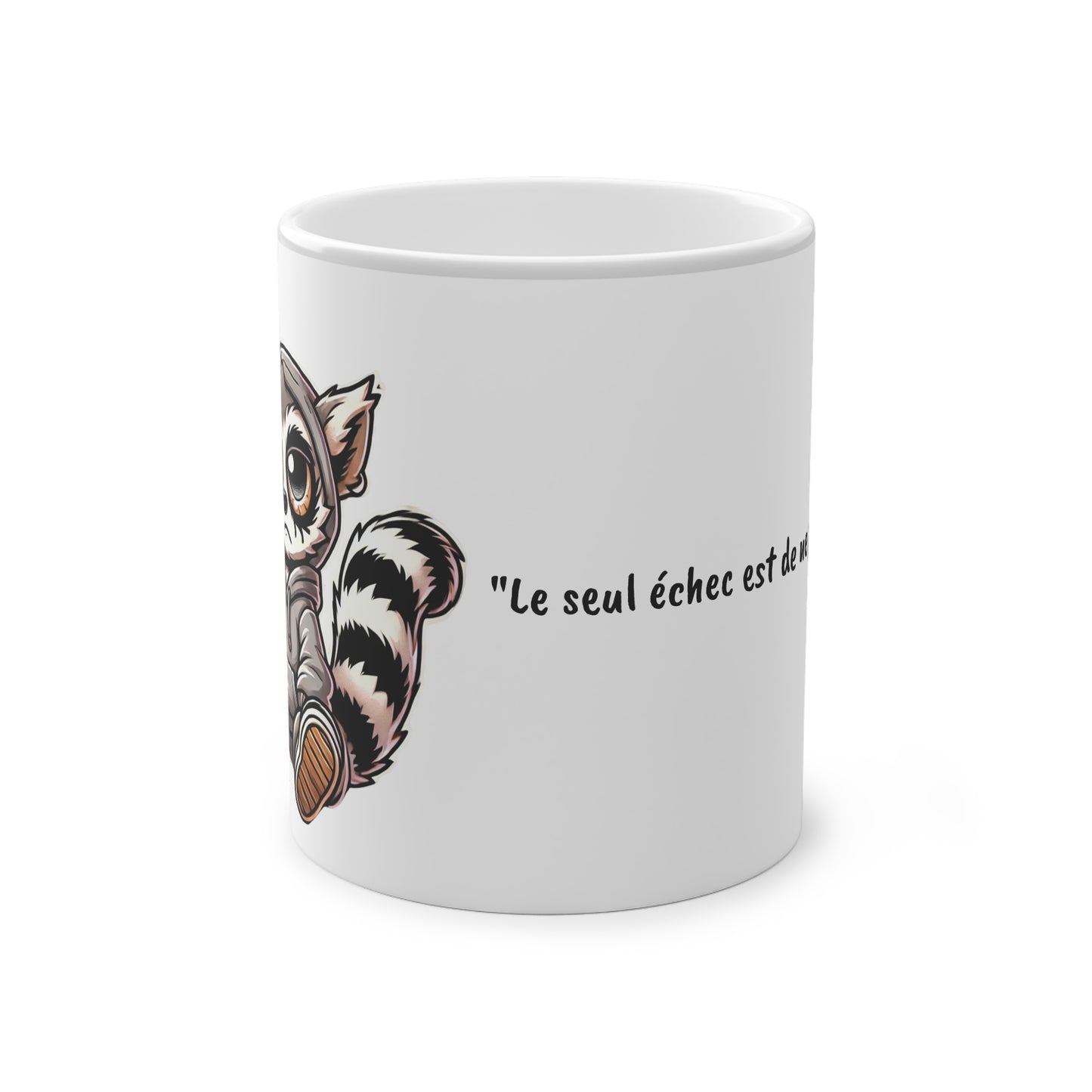 Magic Mug "Maki et Café"- Citation: "le seul échec est de ne pas essayer" ☕
