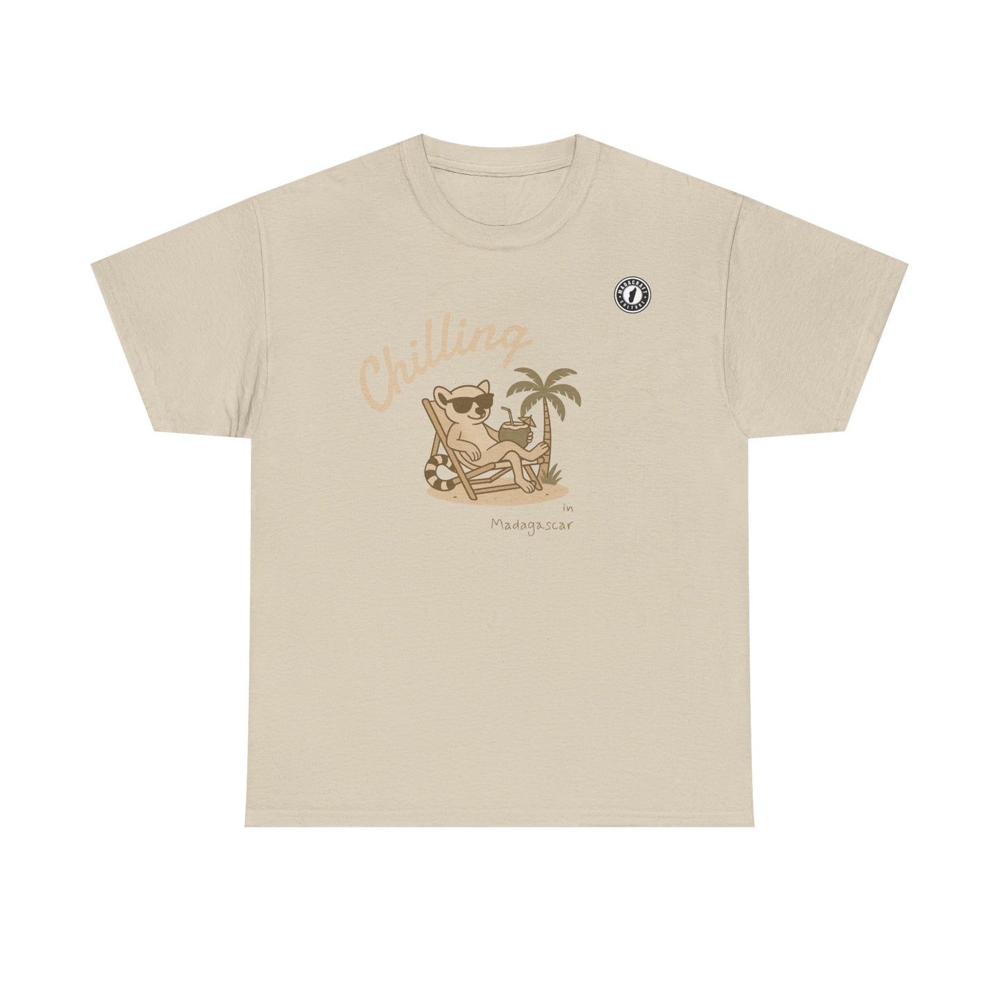 T-Shirt Chilling Madagascar – Lémurien Détente | Madacraft Culture