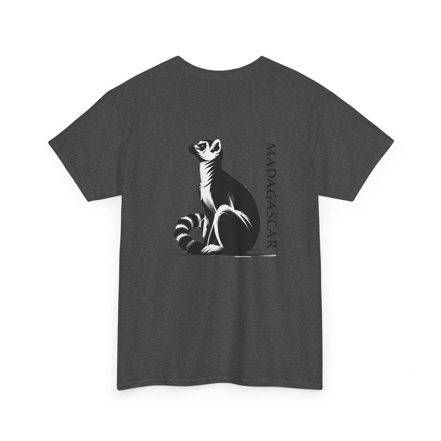 👕 T-Shirt Maki de Madagascar - Un Style Authentique et Sauvage !- Dos