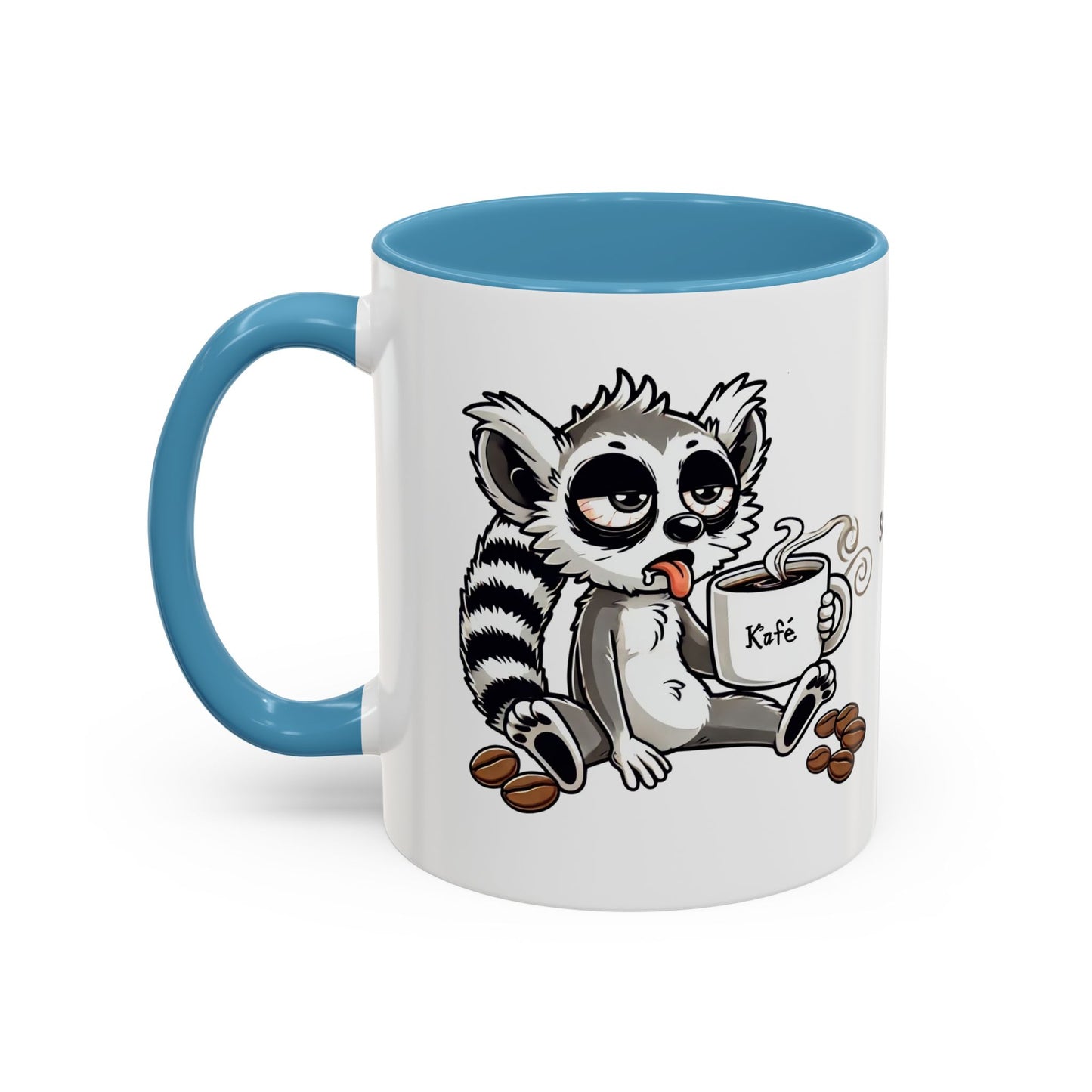 Mug "Maki & Kafé – Matins Difficiles" ☕🐒