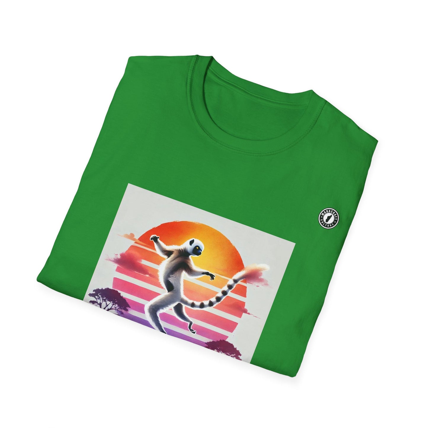 T-Shirt Maki Sifaka Sunset – L’Esprit Libre de Madagascar
