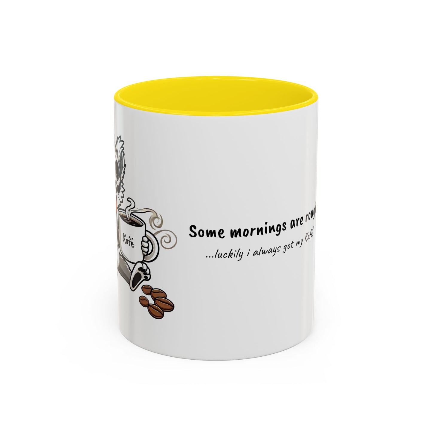 Mug "Maki & Kafé – Matins Difficiles" ☕🐒