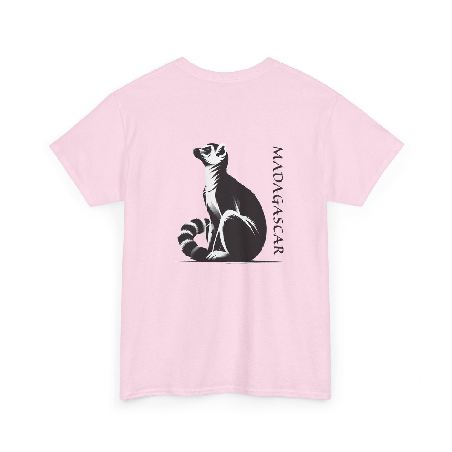👕 T-Shirt Maki de Madagascar - Un Style Authentique et Sauvage !- Dos