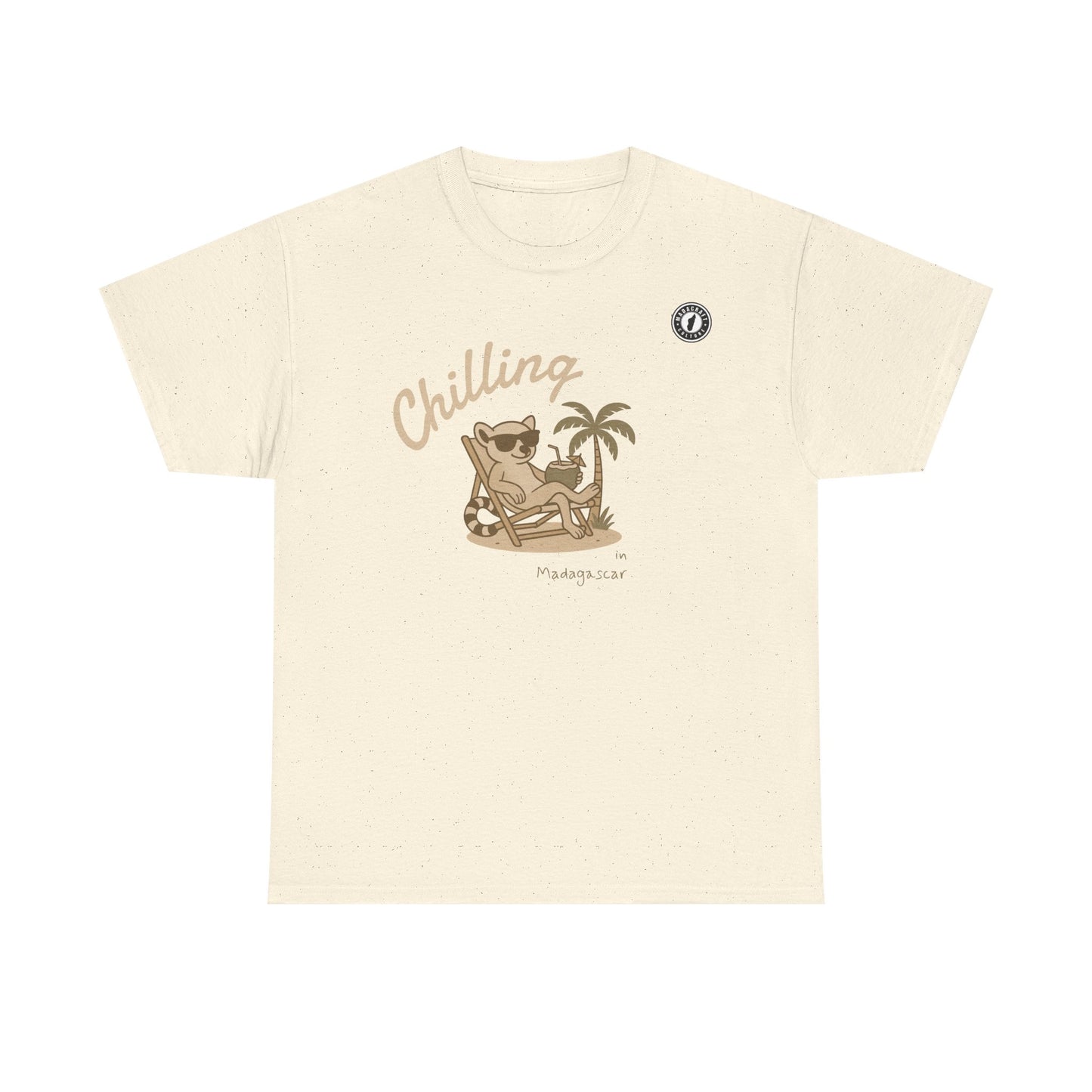 T-Shirt Chilling Madagascar – Lémurien Détente | Madacraft Culture