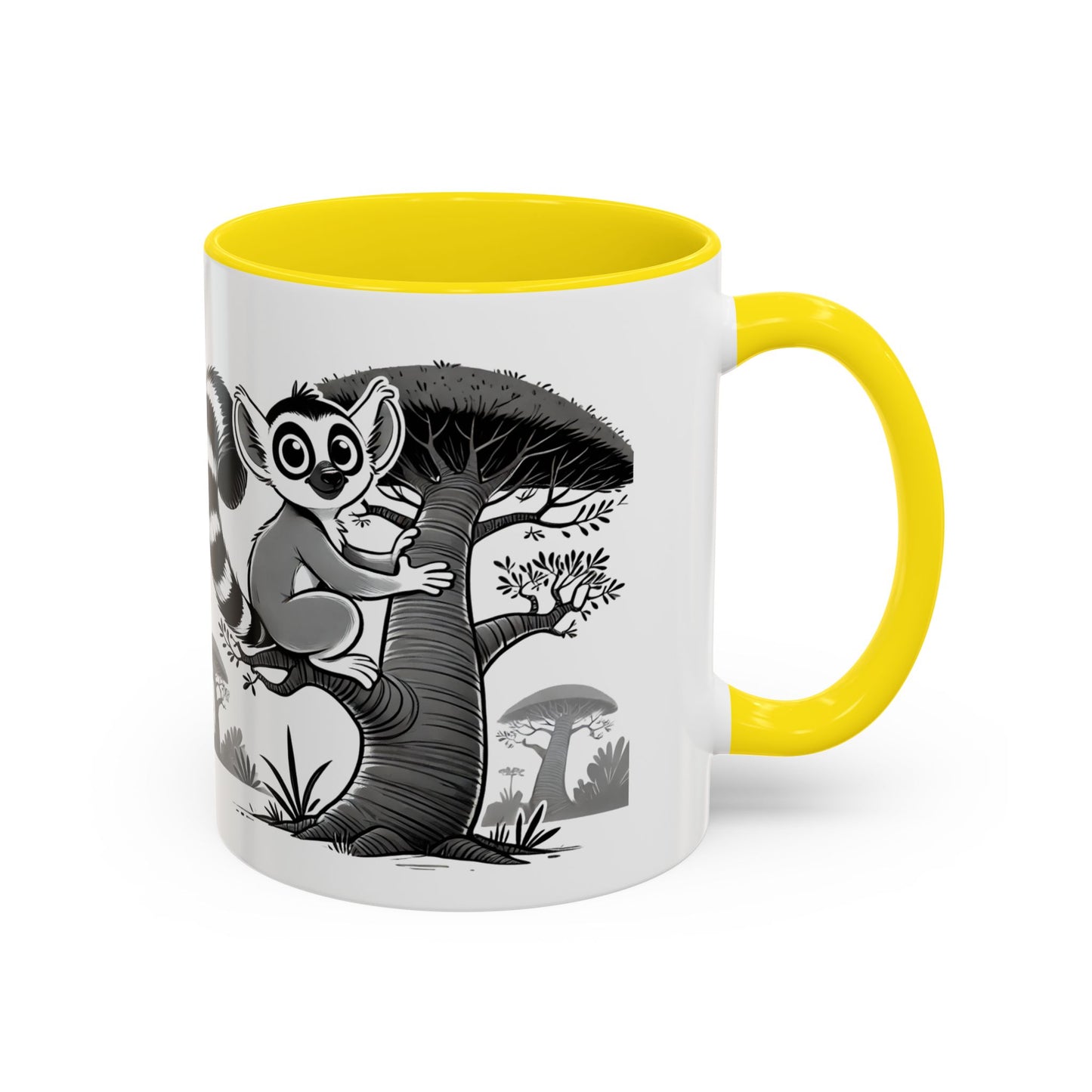 Mug "Maki & Baobab – Élégance en Noir et Blanc" ☕