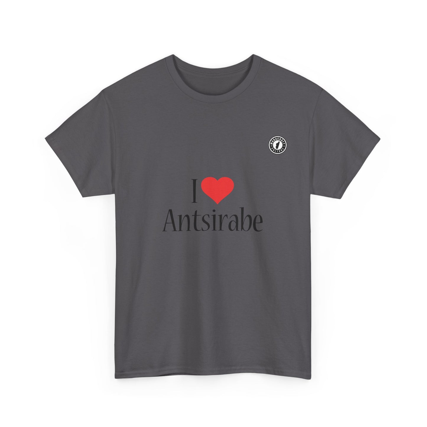T-Shirt "I ❤️ Antsirabe" – L'Élégance de la Ville d’Eau