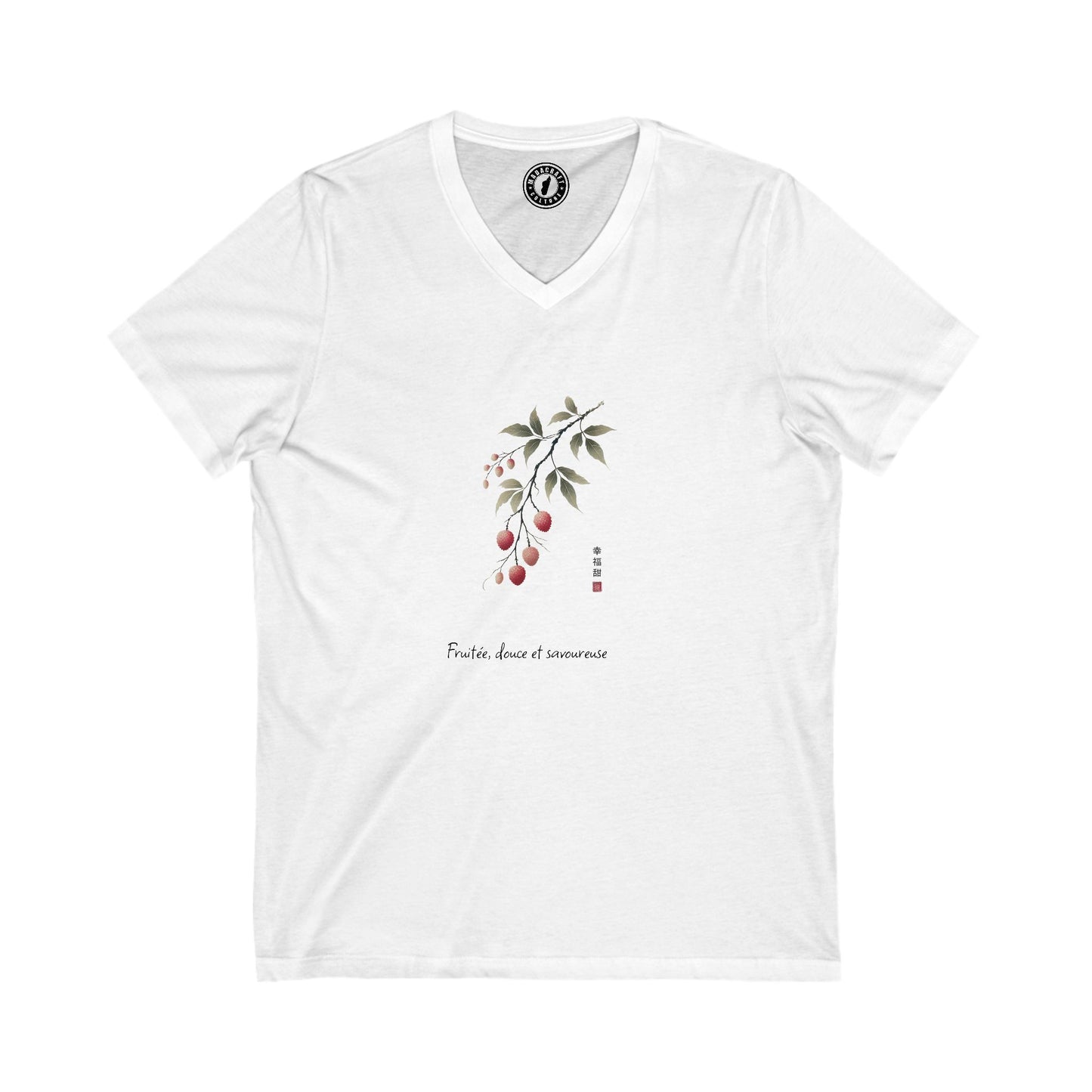 T-Shirt Femme "Litchi - Fruitée, Douce et Savoureuse"