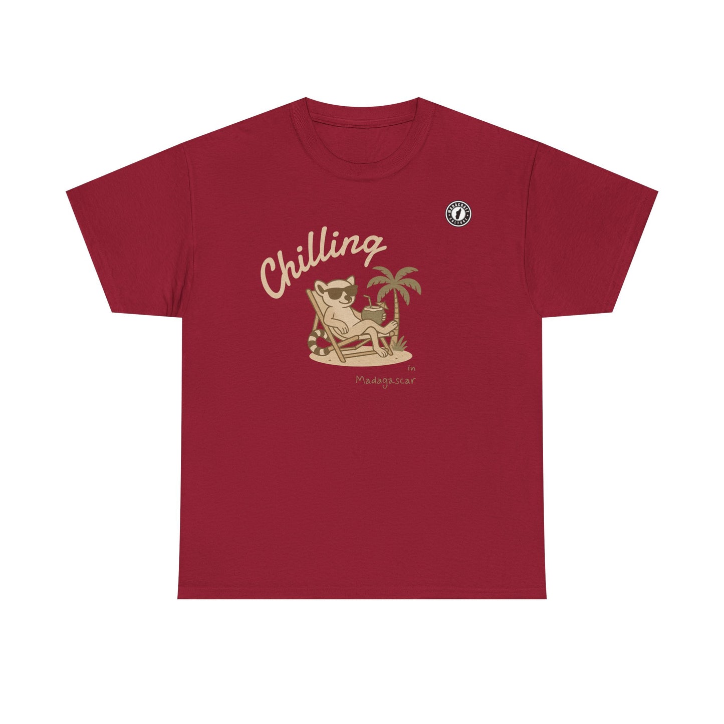 T-Shirt Chilling Madagascar – Lémurien Détente | Madacraft Culture