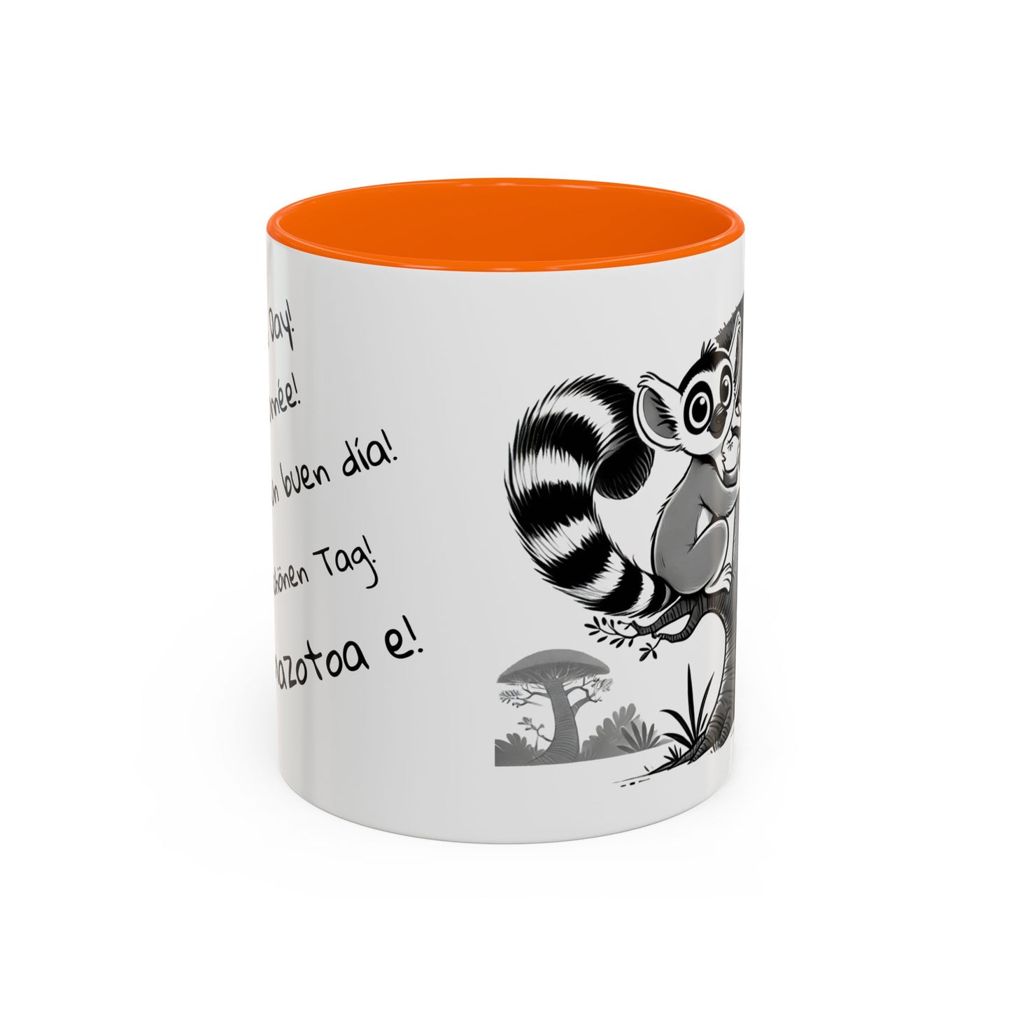 Mug "Maki & Baobab – Élégance en Noir et Blanc" ☕