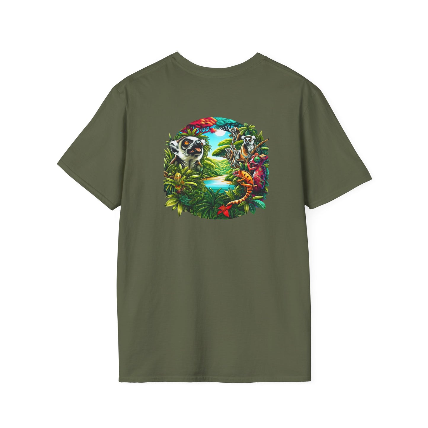 T-Shirt Makis & Caméléons - Forêt Tropicale Madagascar