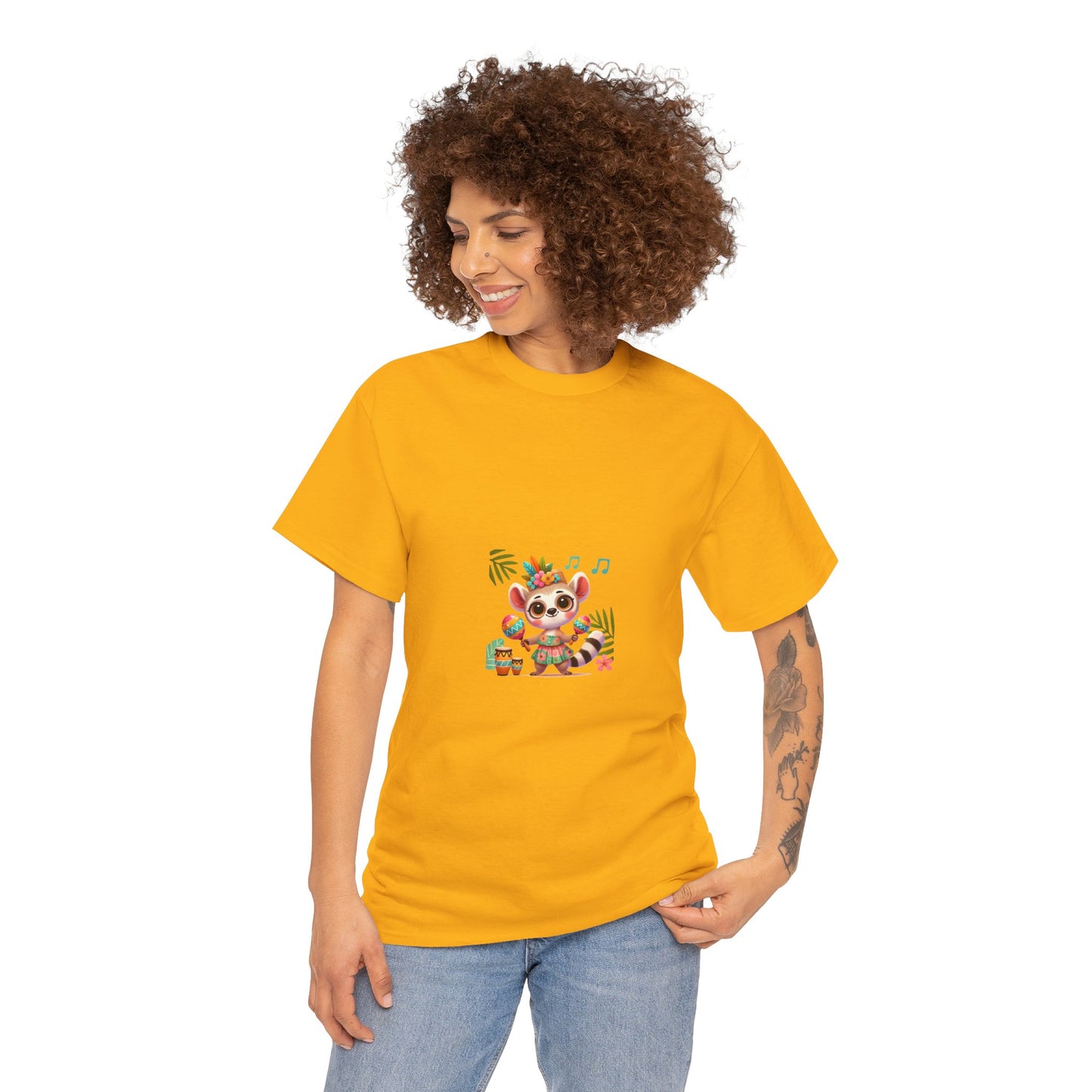 T-Shirt Femme - Maki Joueuse de Maracas
