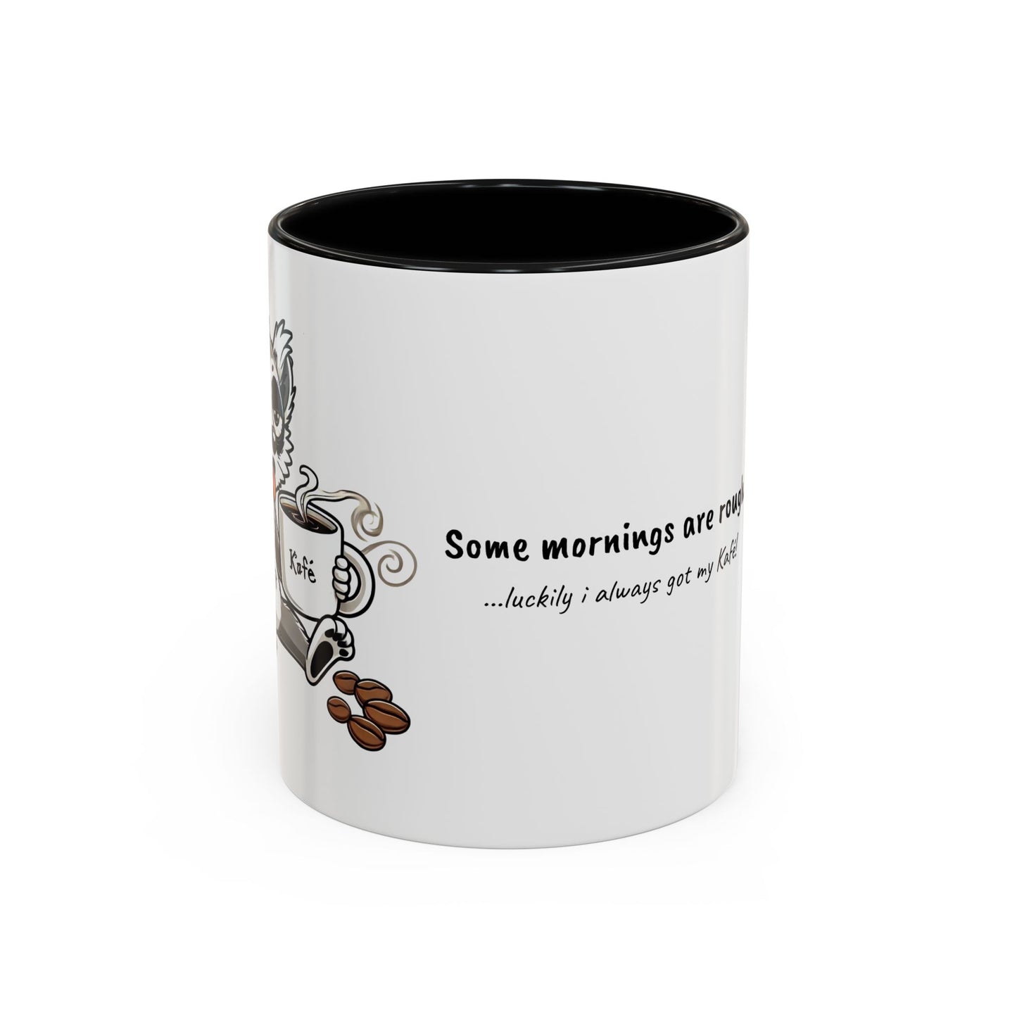 Mug "Maki & Kafé – Matins Difficiles" ☕🐒