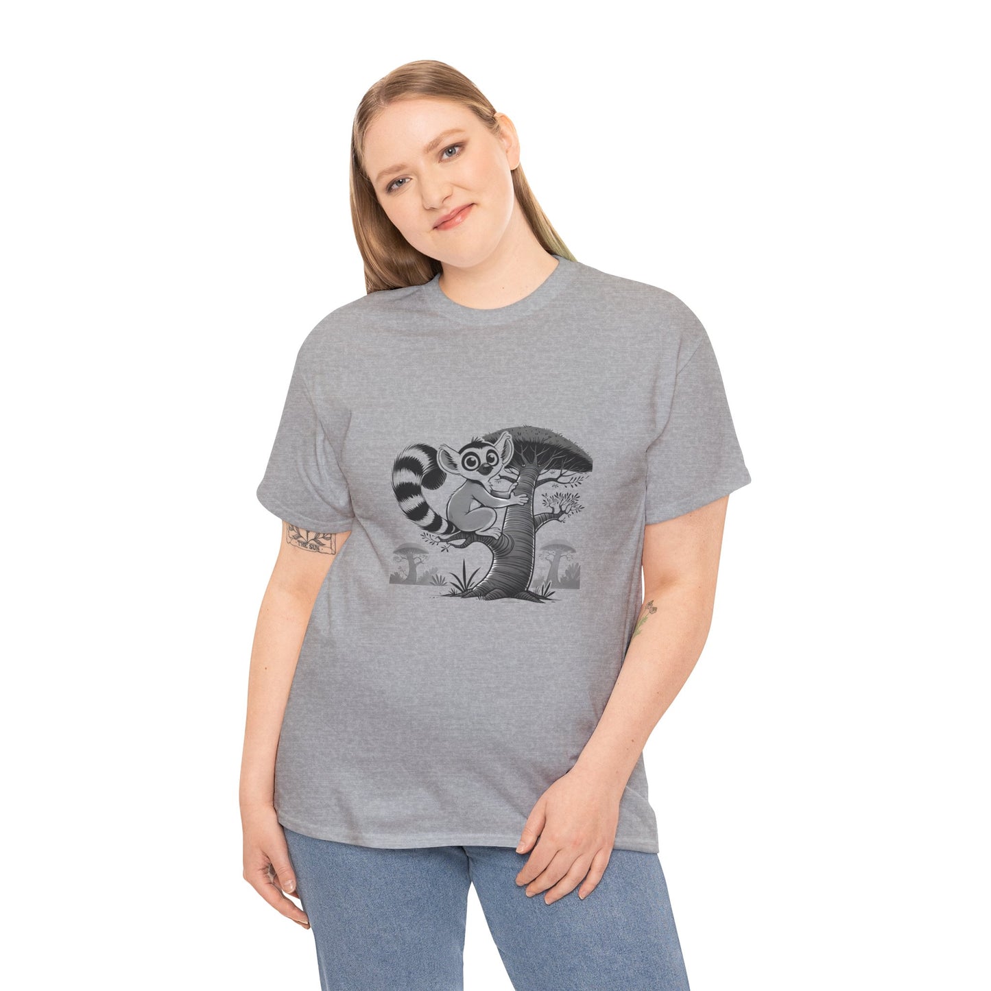 T-Shirt Femme - Maki Suspendu dans un Baobab