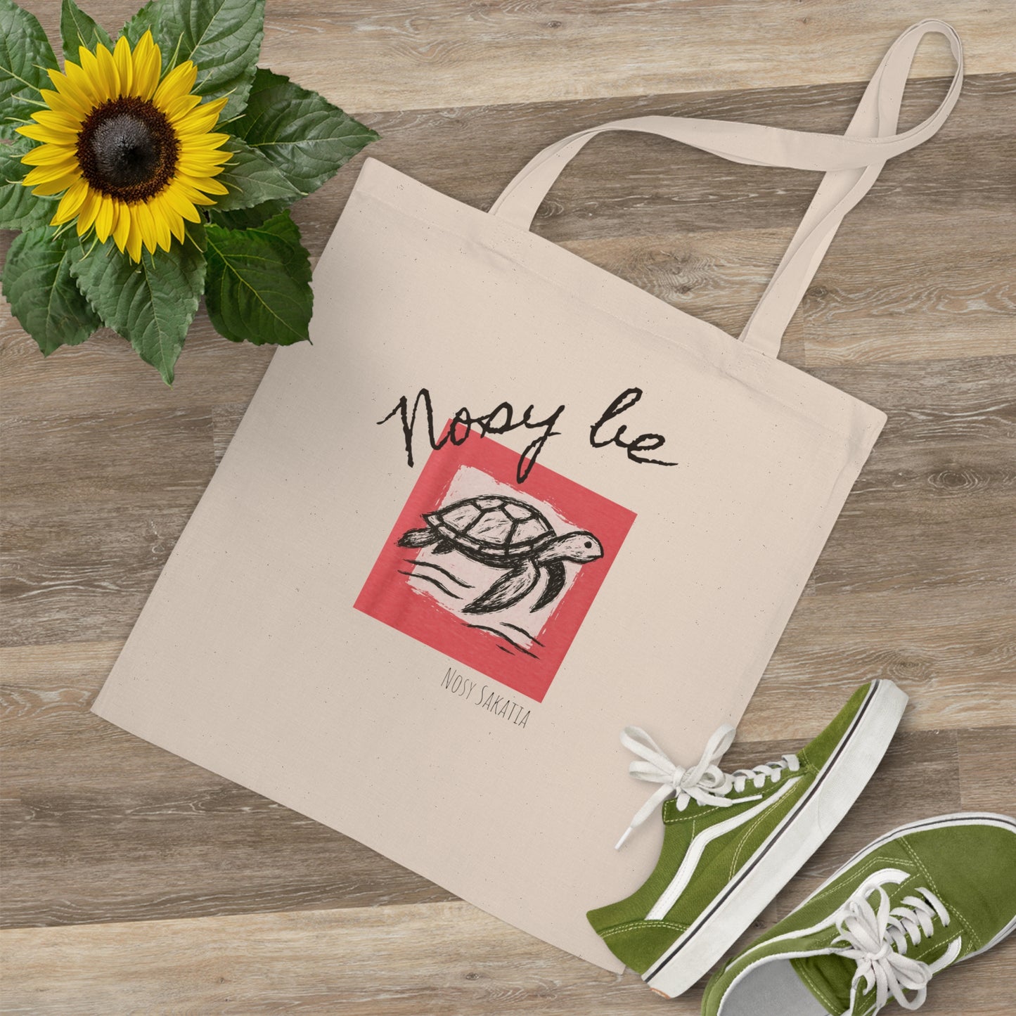 Totebag Nosy Be – Tortue Marine, Symbole de l’Océan Indien 🐢