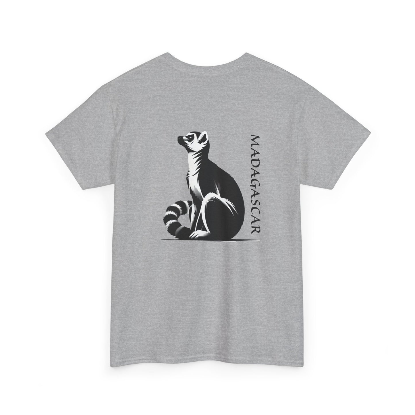 👕 T-Shirt Maki de Madagascar - Un Style Authentique et Sauvage !- Dos