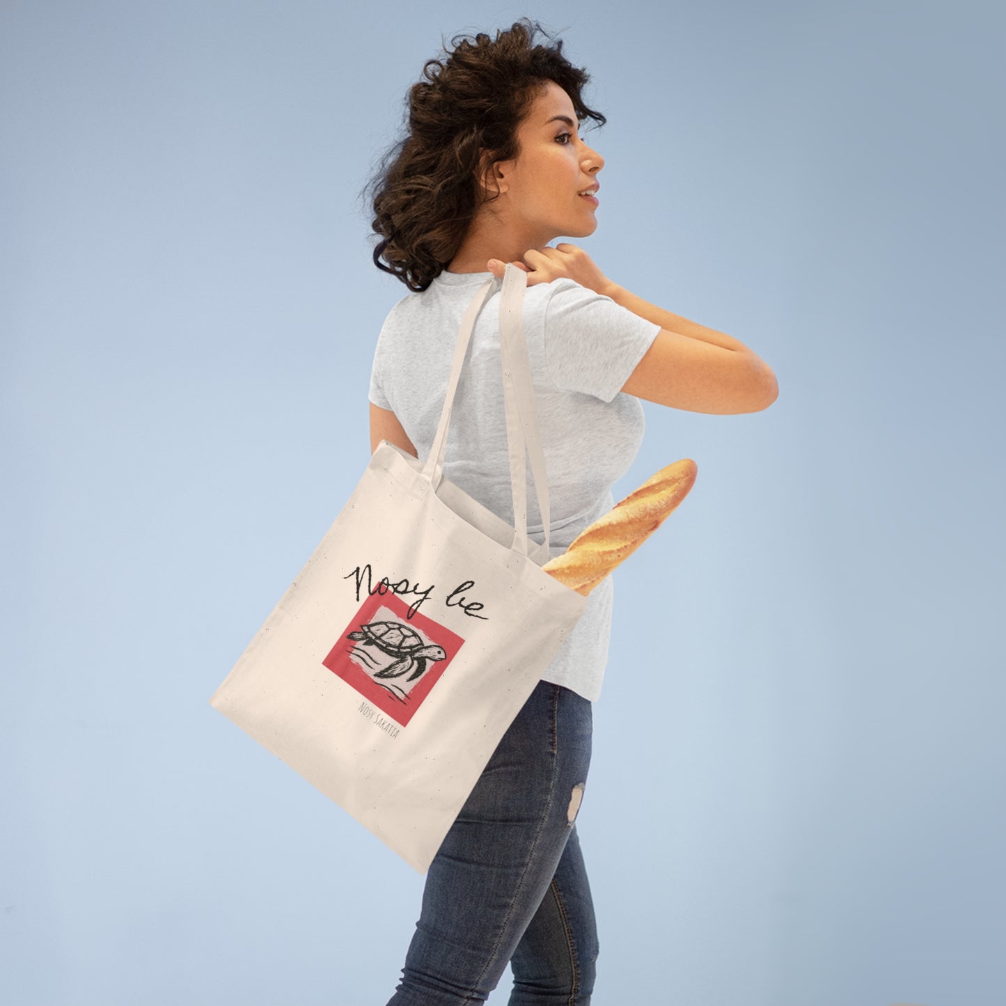 Totebag Nosy Be – Tortue Marine, Symbole de l’Océan Indien 🐢
