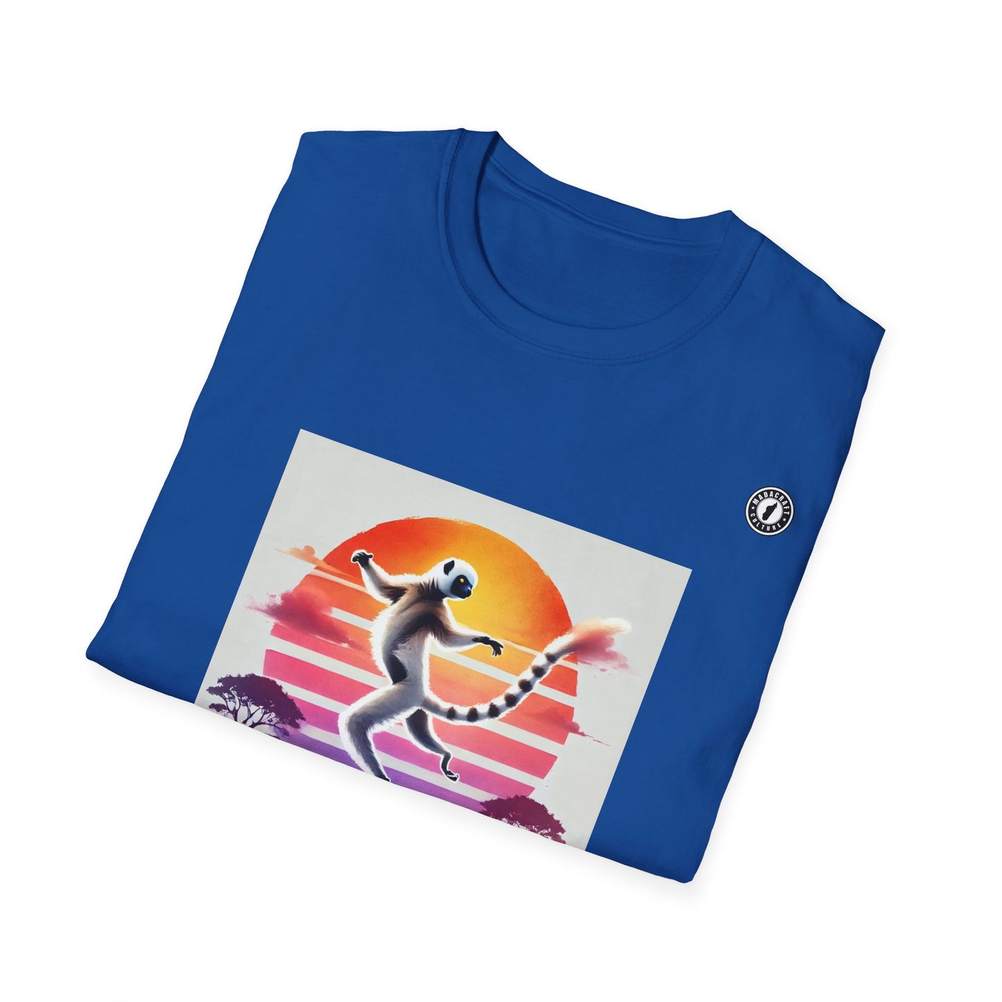 T-Shirt Maki Sifaka Sunset – L’Esprit Libre de Madagascar