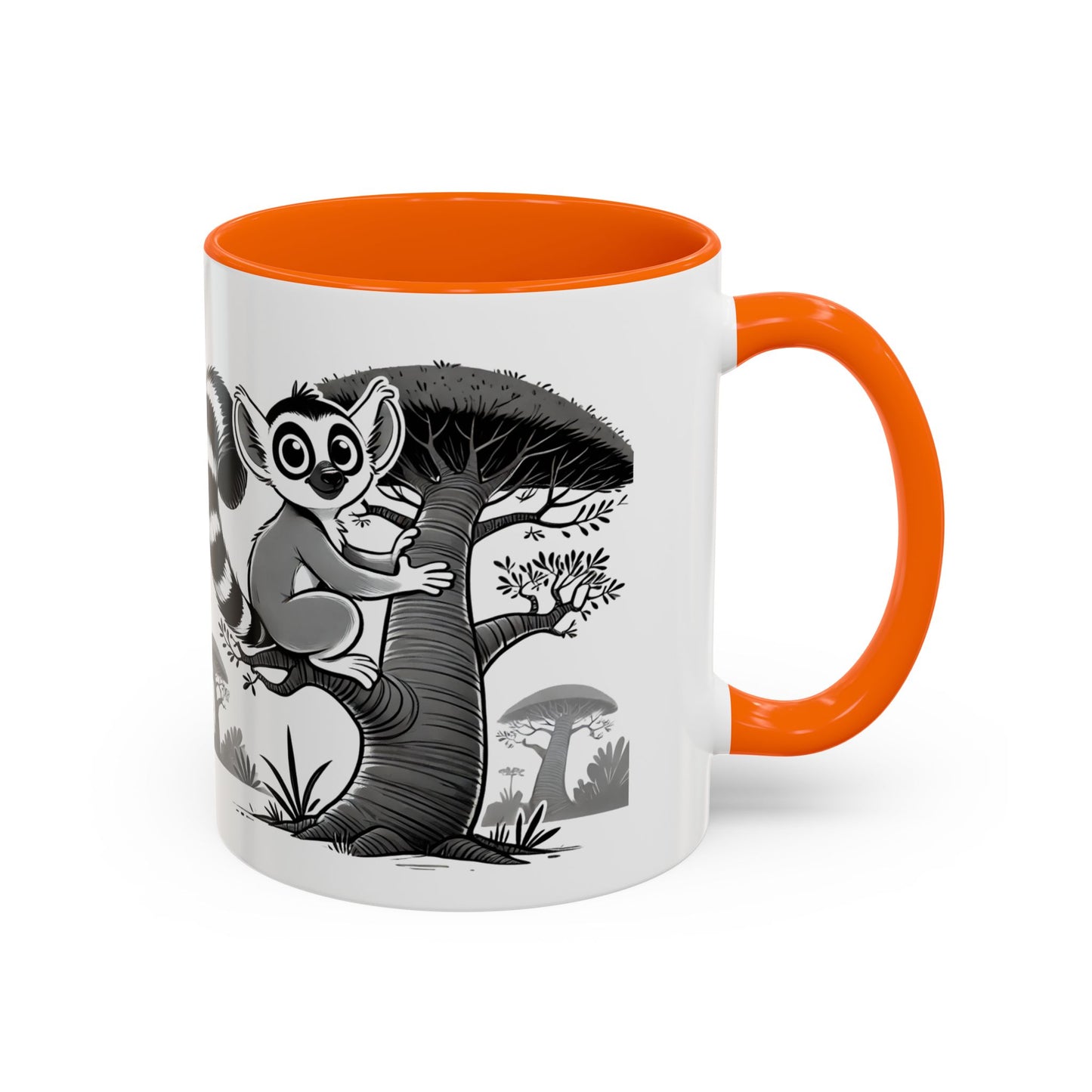 Mug "Maki & Baobab – Élégance en Noir et Blanc" ☕