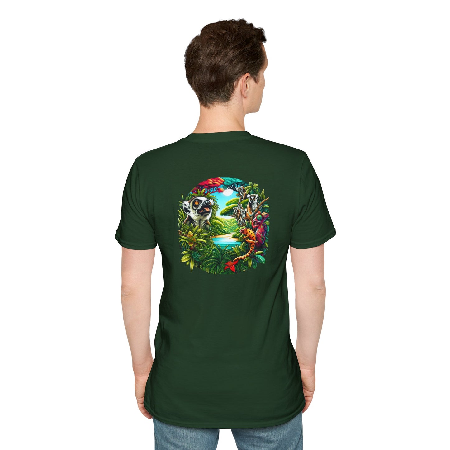 T-Shirt Makis & Caméléons - Forêt Tropicale Madagascar