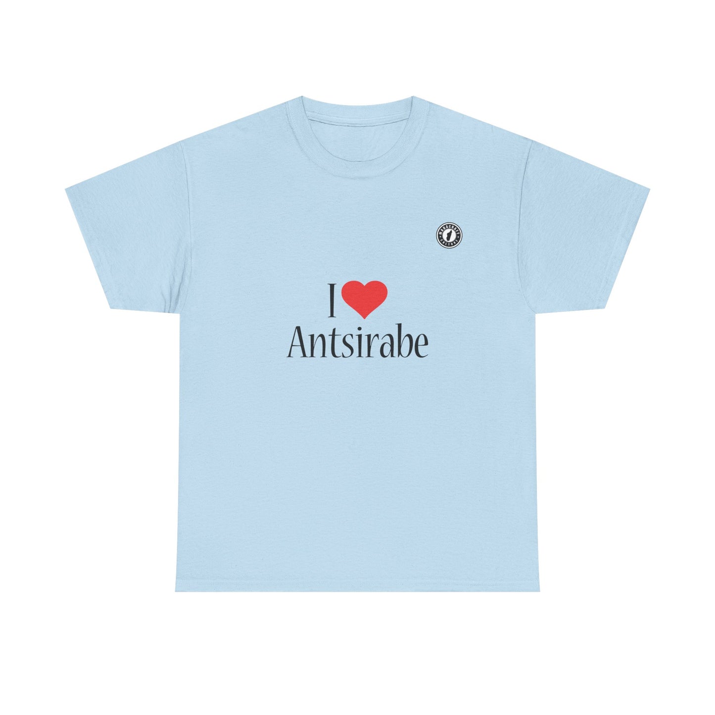 T-Shirt "I ❤️ Antsirabe" – L'Élégance de la Ville d’Eau