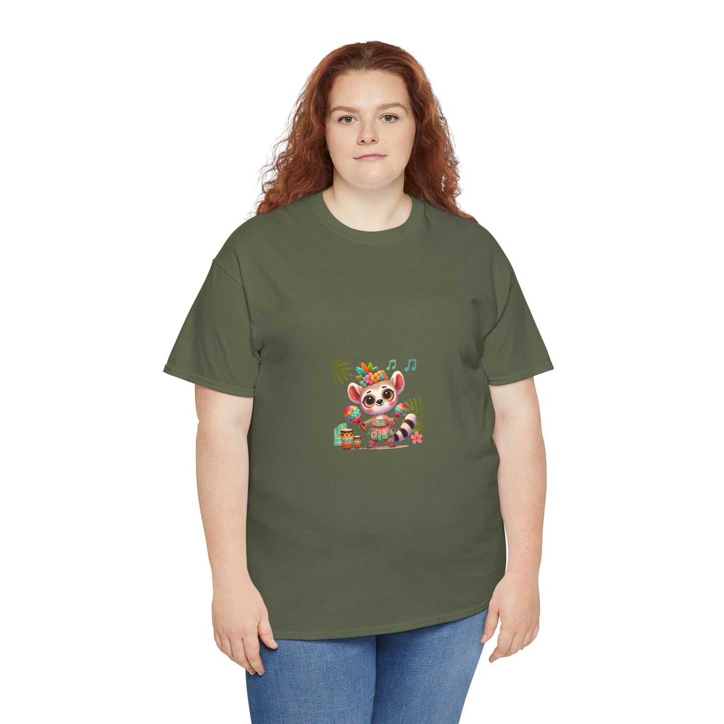 T-Shirt Femme - Maki Joueuse de Maracas