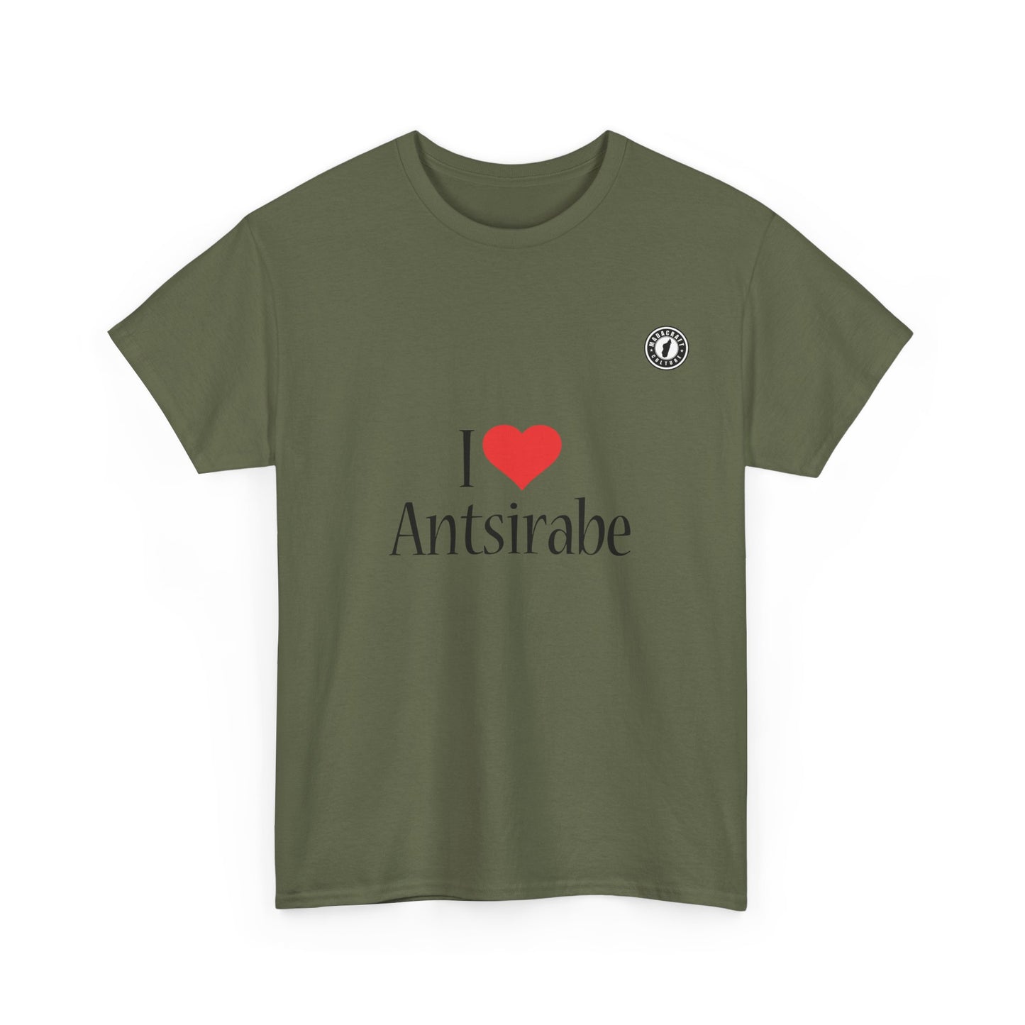 T-Shirt "I ❤️ Antsirabe" – L'Élégance de la Ville d’Eau