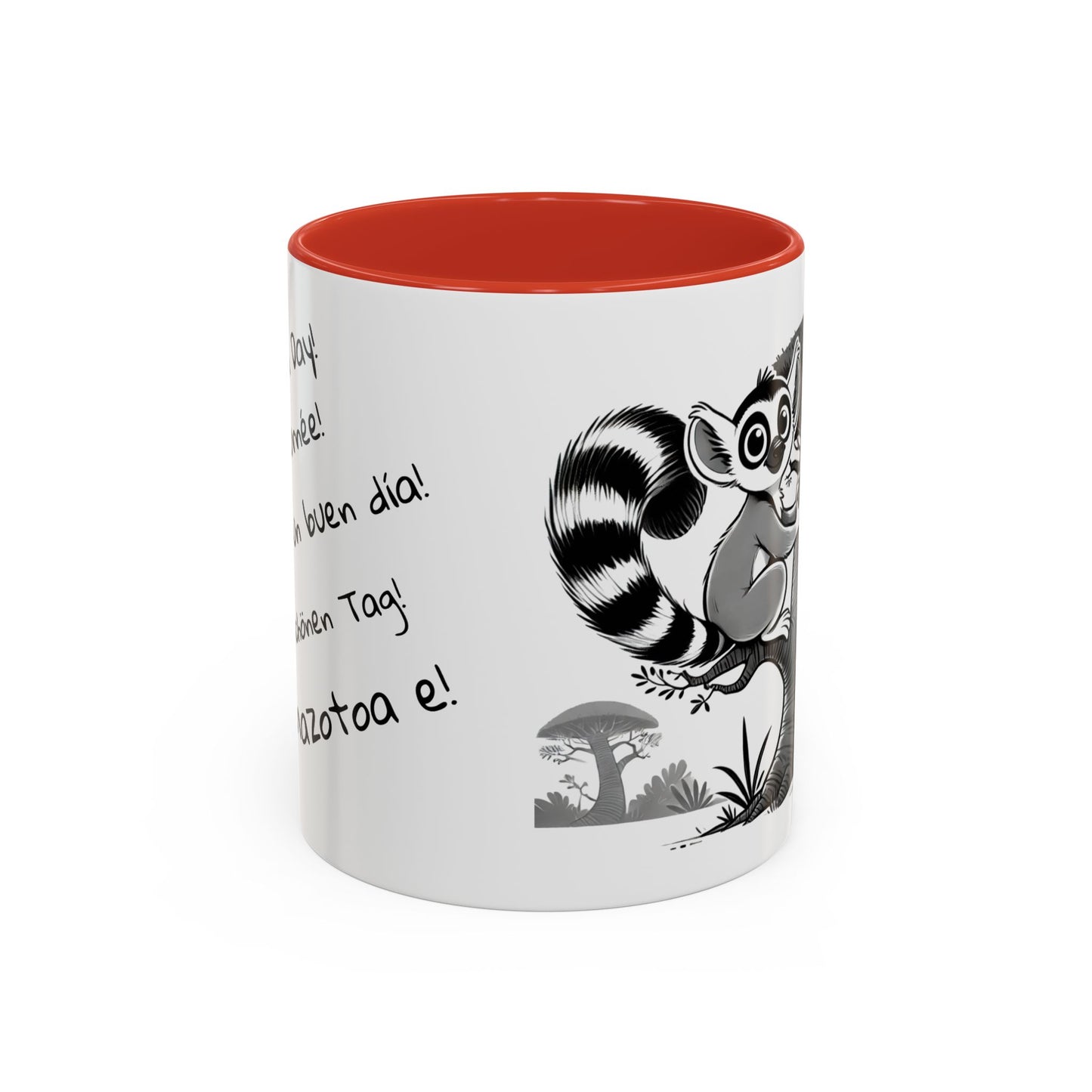 Mug "Maki & Baobab – Élégance en Noir et Blanc" ☕