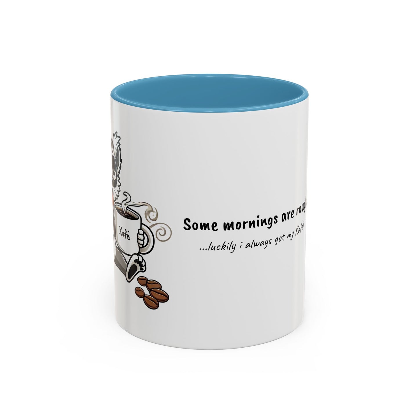 Mug "Maki & Kafé – Matins Difficiles" ☕🐒