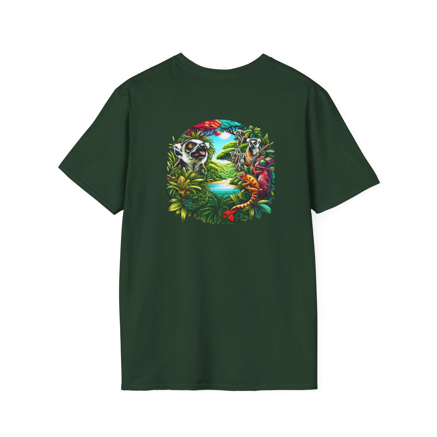 T-Shirt Makis & Caméléons - Forêt Tropicale Madagascar