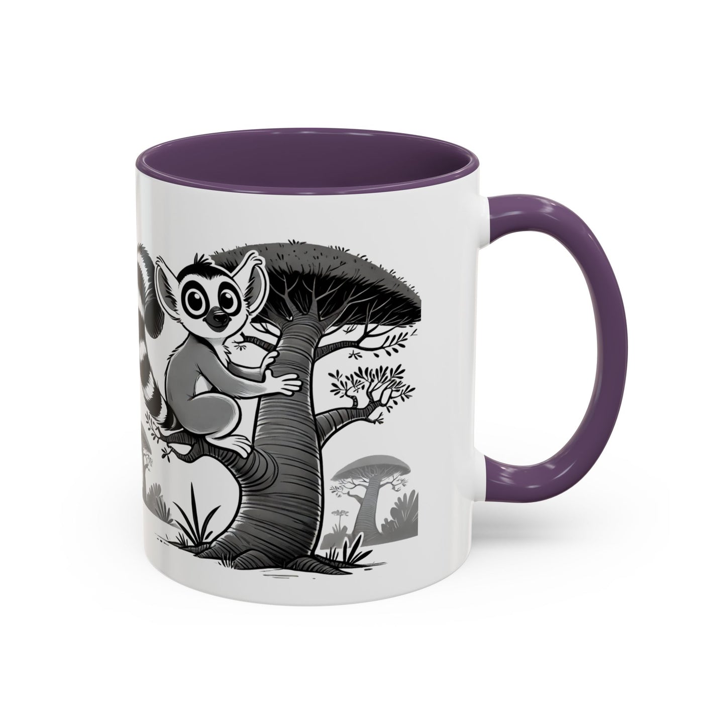 Mug "Maki & Baobab – Élégance en Noir et Blanc" ☕